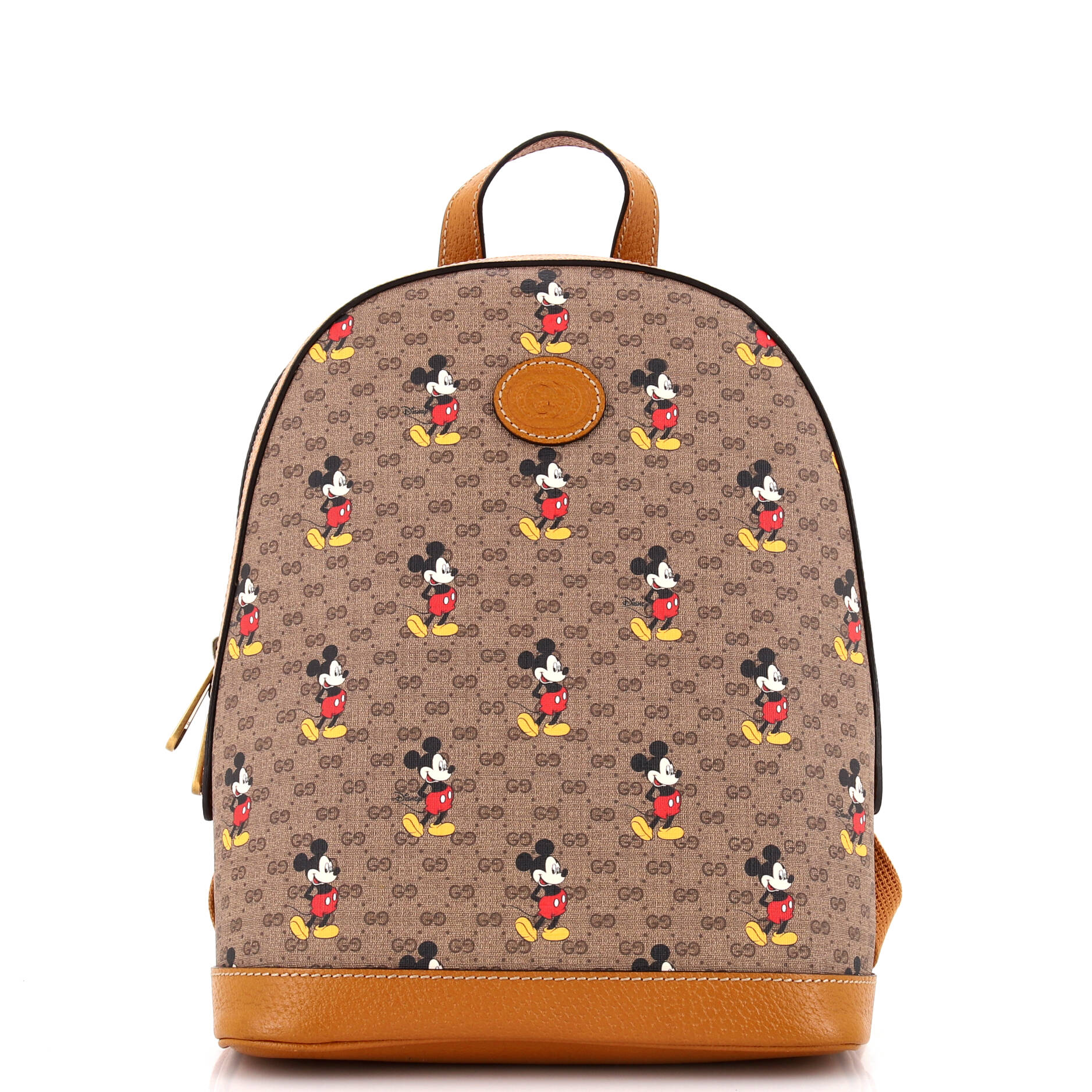 Gucci Disney Mickey Mouse Backpack Printed Mini GG Coated Canvas Small bag