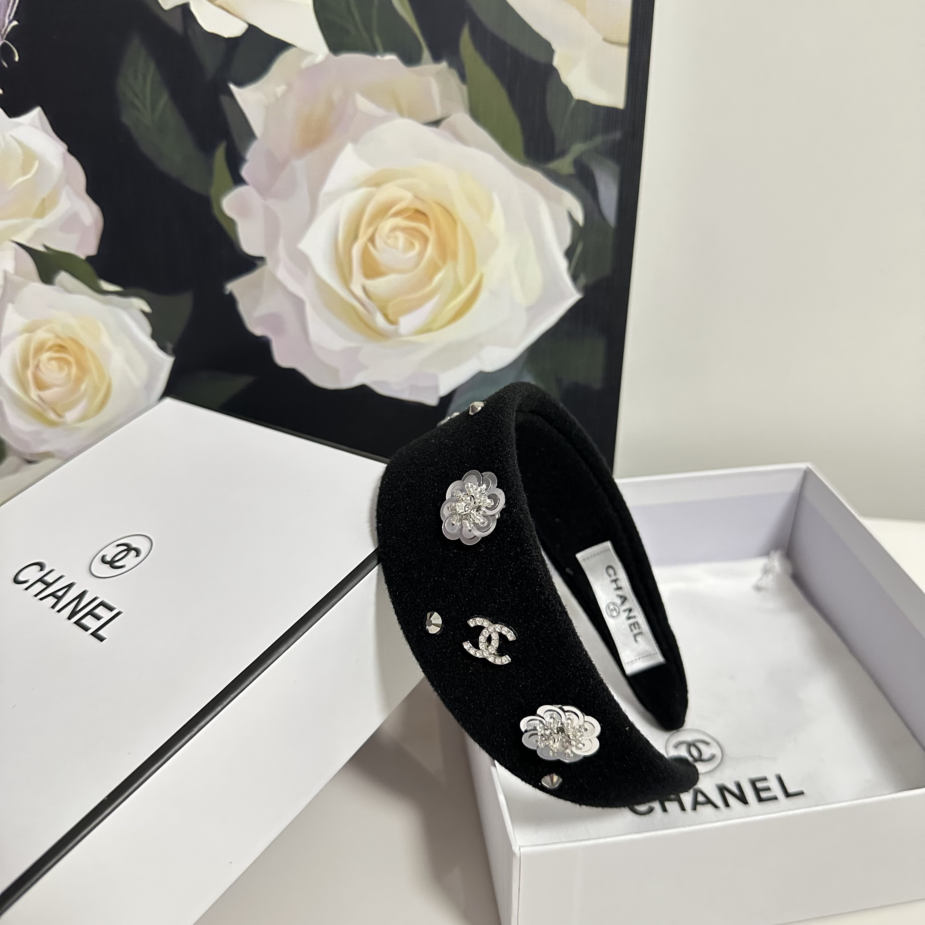 Chanel Wide Hair Band