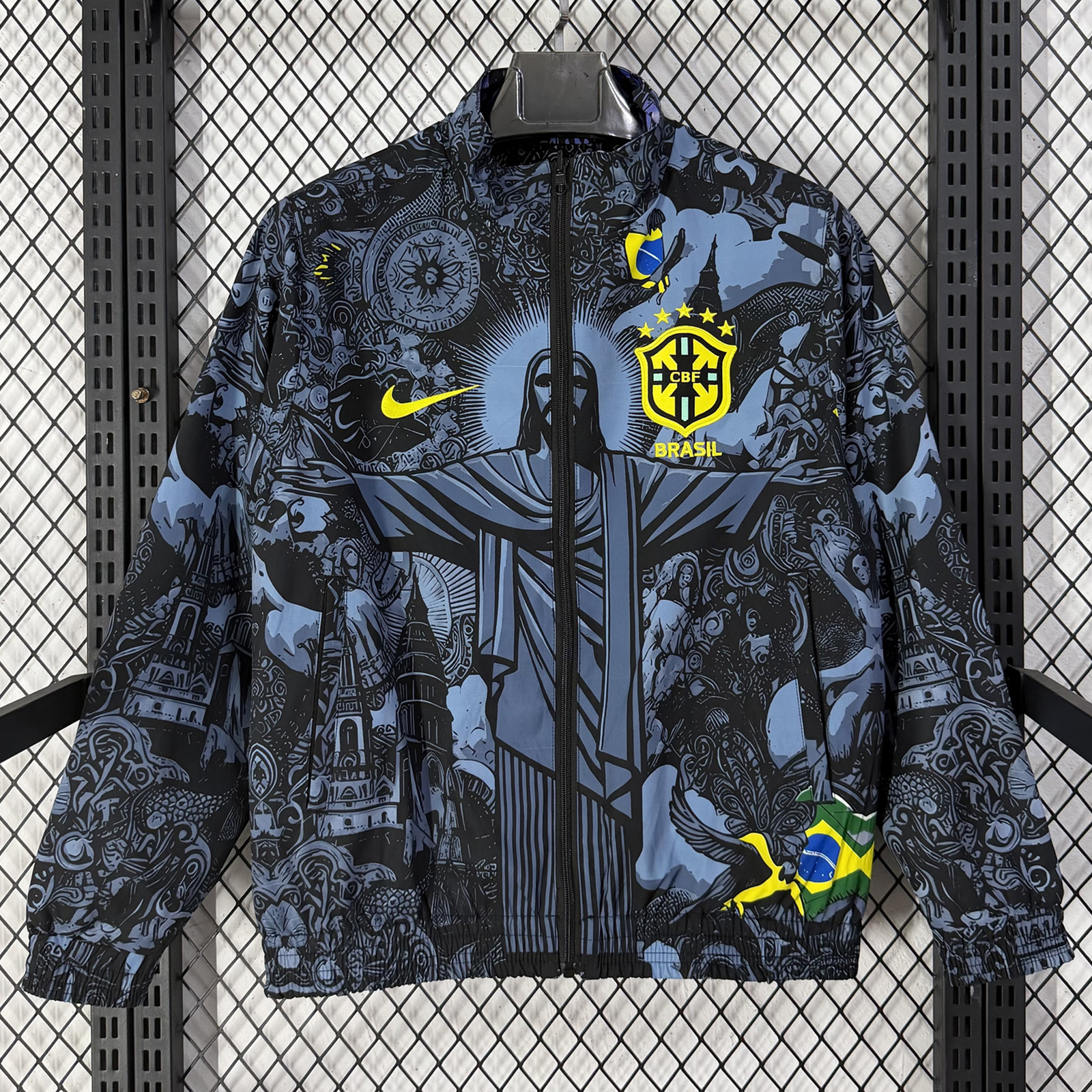 Brazil Double-Sided Training Windbreaker 2026 | Soc Jersey - Premium Football Jersey