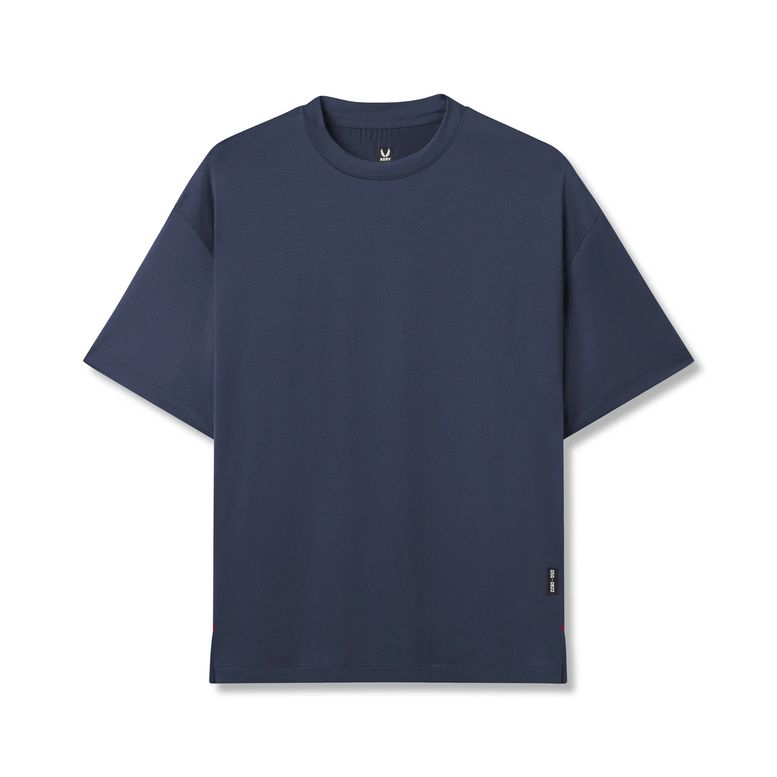 0822. AeroSilver Oversized Tee - Navy