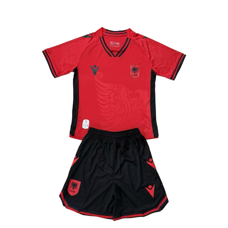 Kids Albania 25/26 Home Kit 16-28