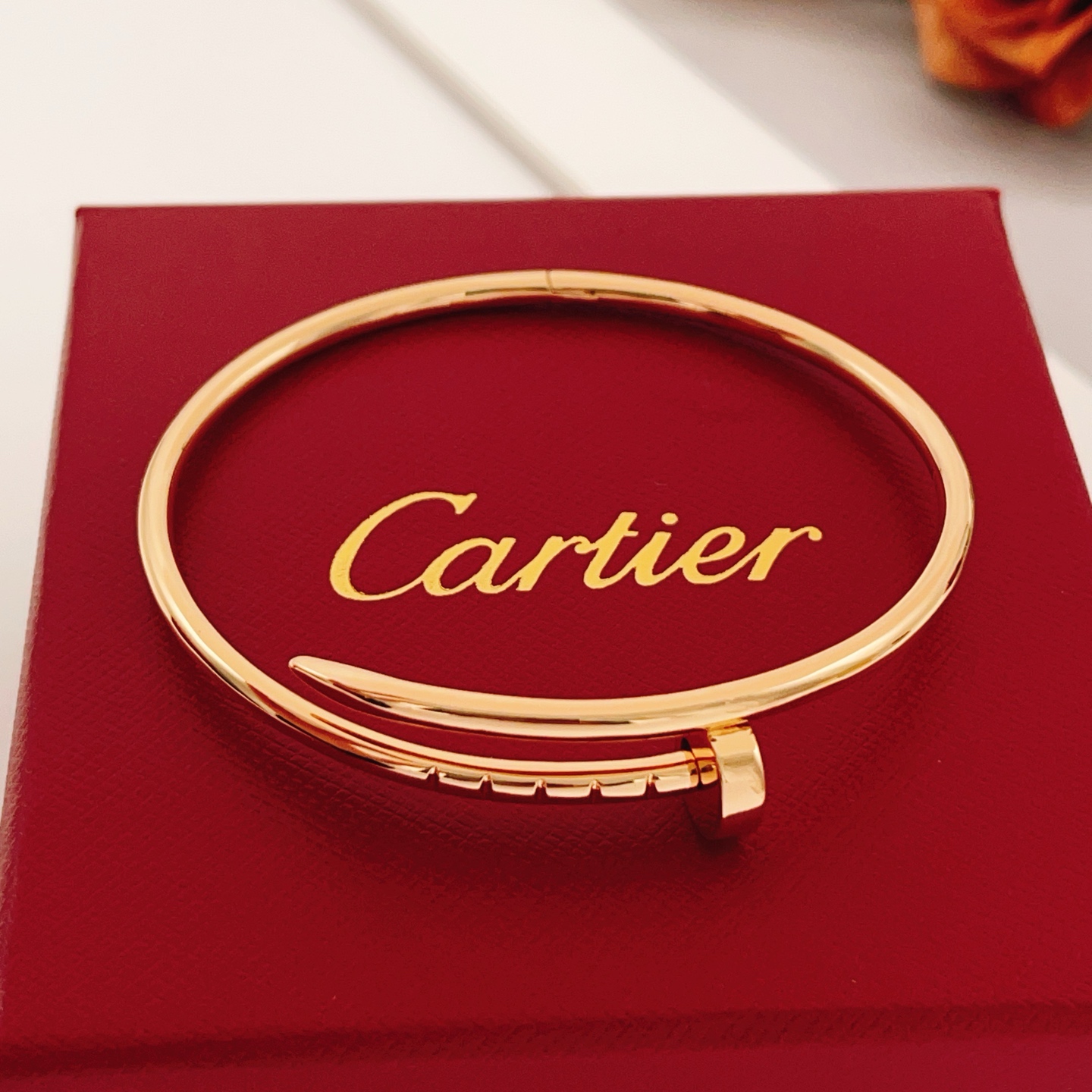 Cartier Fashion Designer Bracelet 17cm-Pink gold