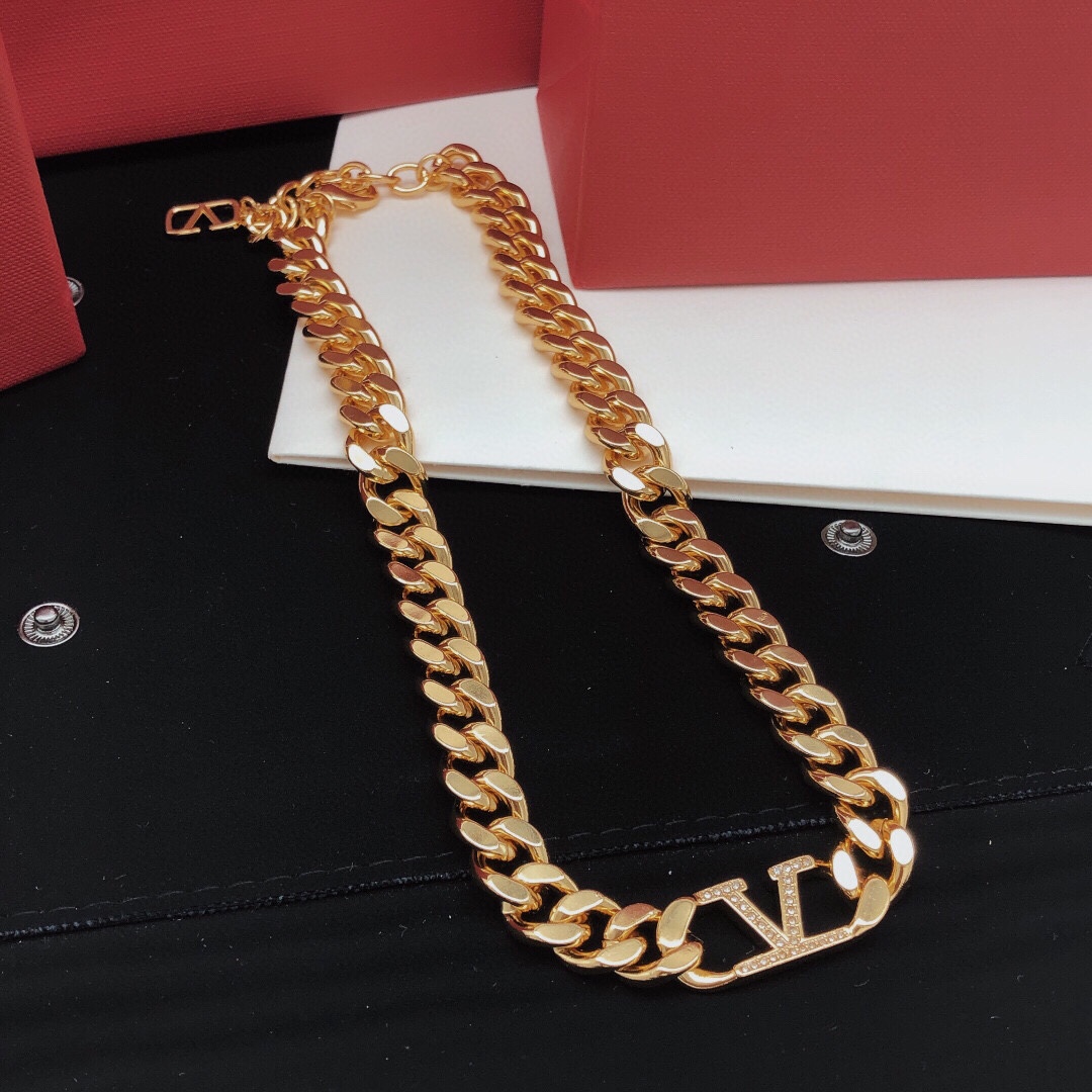 Valentino Gold Choker Necklace
