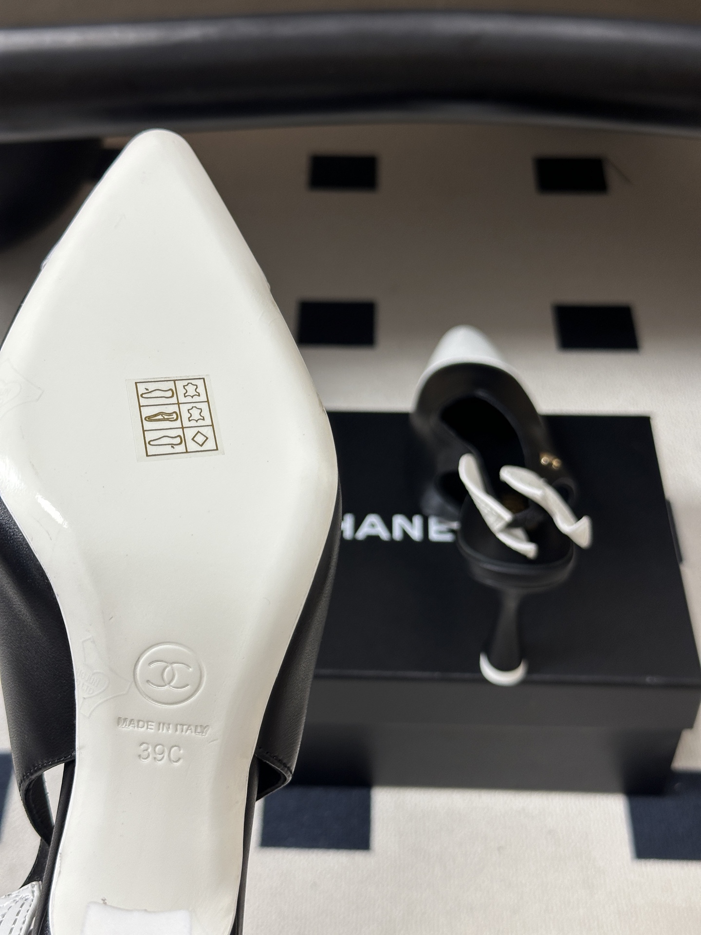 Chanel 2026 Leather Slingback Pump
