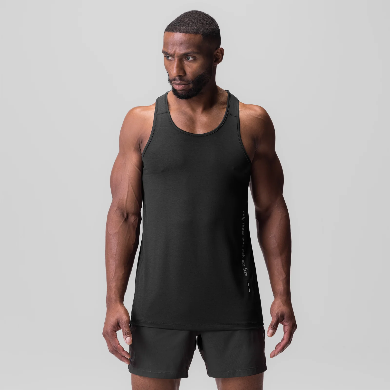 0834. 3D-Lite 2.0 Training Singlet - Black 