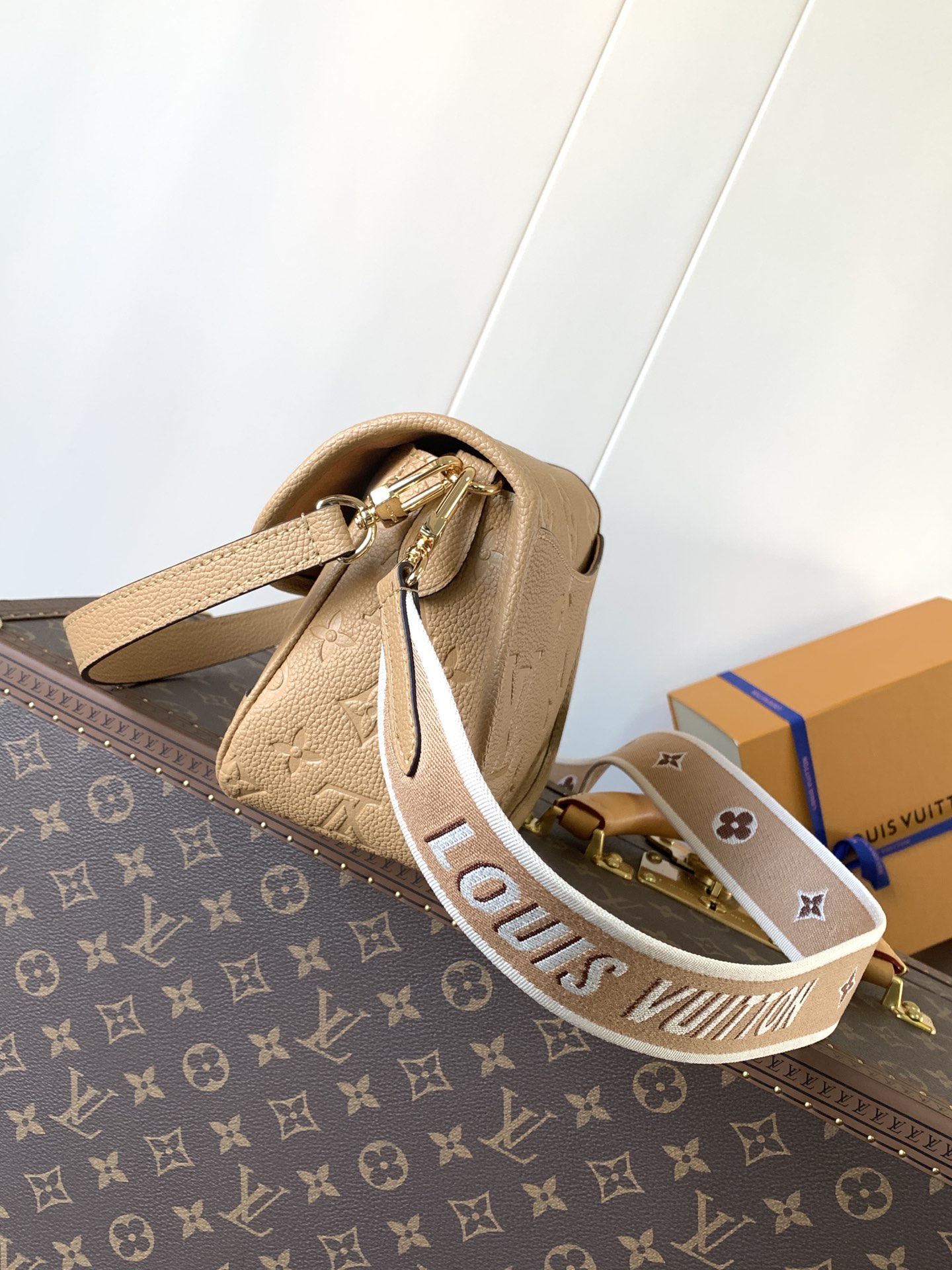 M13231 Monogram Empreinte DANE Shoulder Bag-Sand