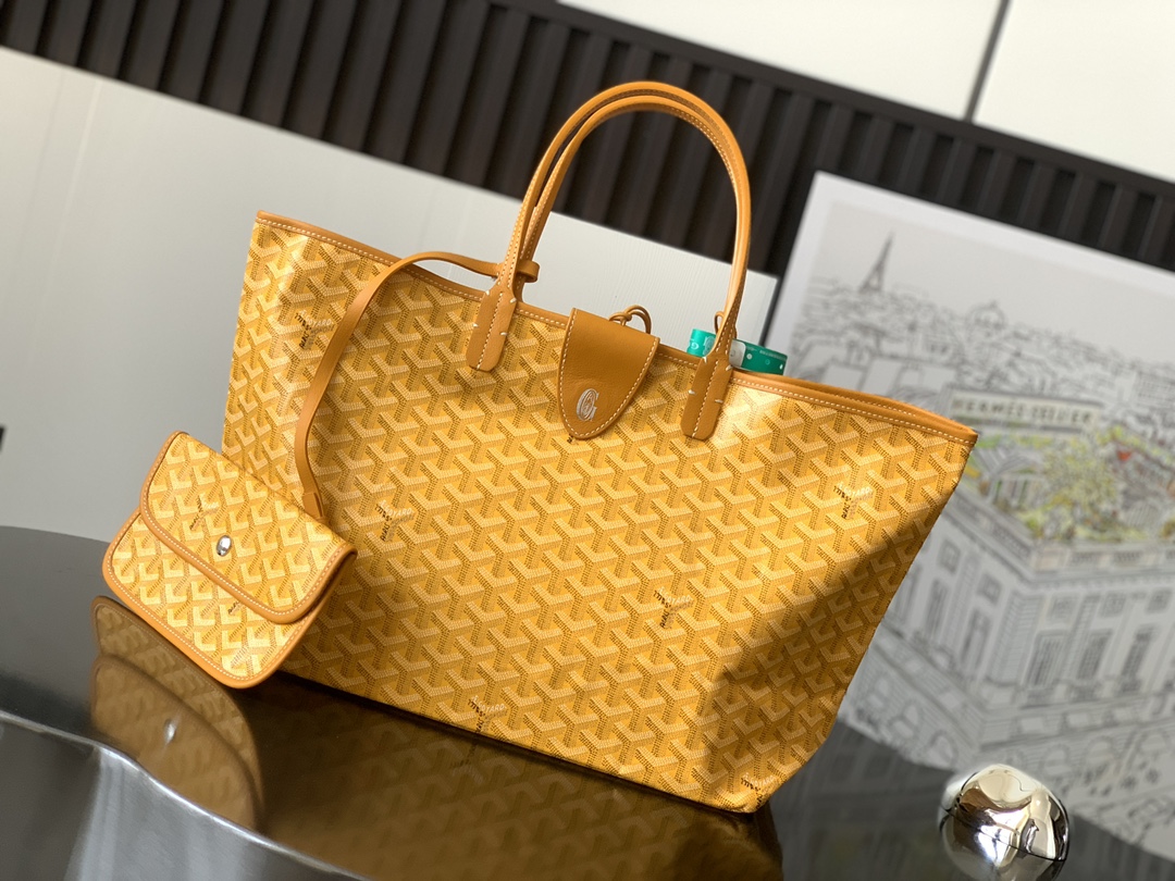 Goyard Saint Louis PM Tote in Yellow