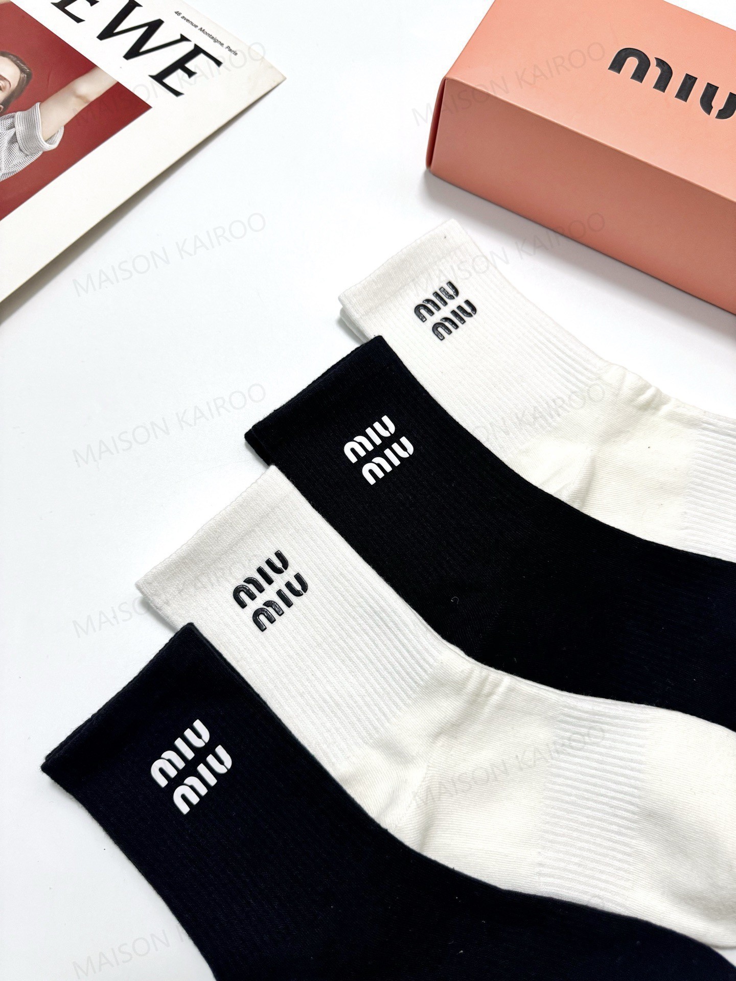 Miu Miu Socks 4-Pack - KAIROO