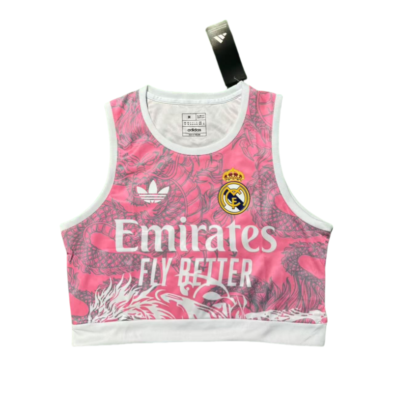 Real Madrid 2025-26 women's trendy football vest（Multiple styles）-Non customized