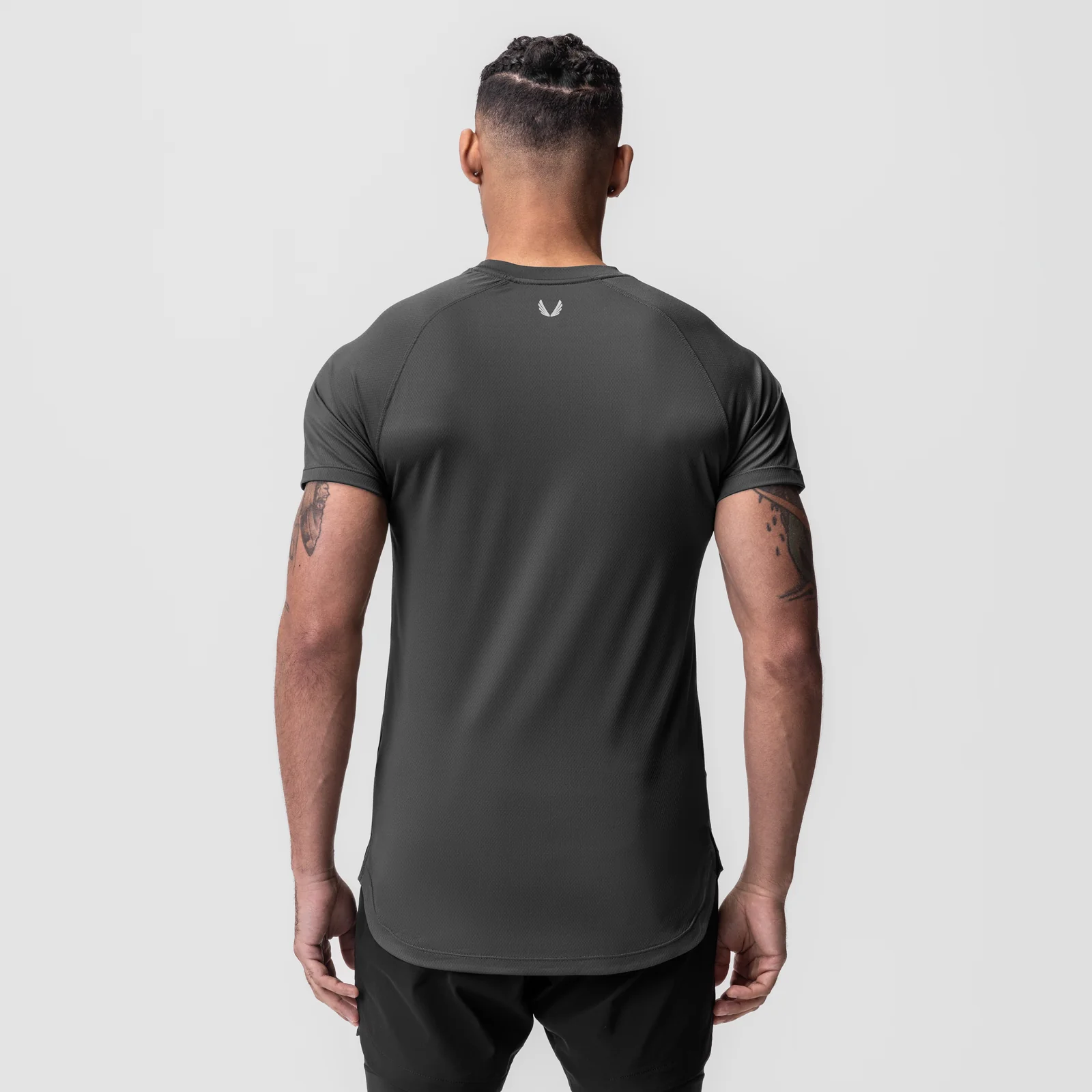 0660. AeroSilver Established Tee - Space Grey