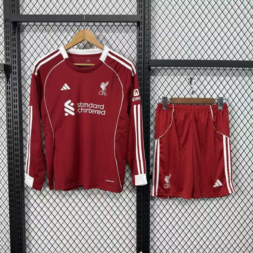 LVP fc 25 26 long sleeve home jersey kids 16-28