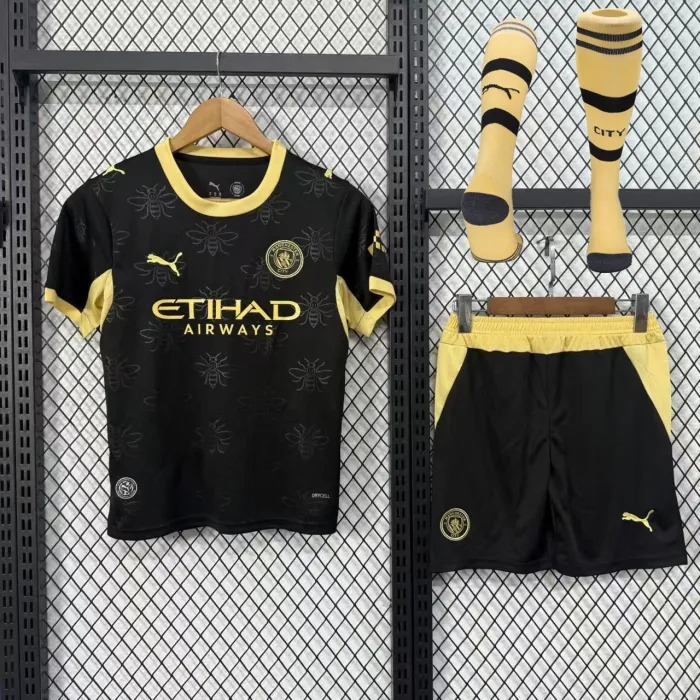 Kids Manchester City Away Suit & Socks 26/27