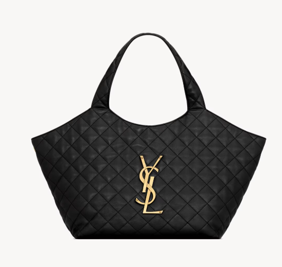 Saint Laurent Black Quilted Nappa Medium Icare Bag 858191