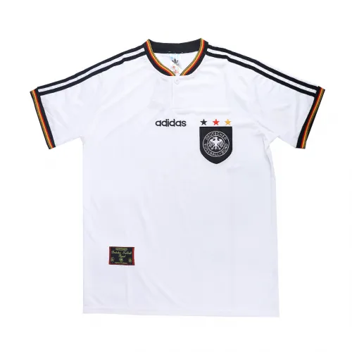 1996 Germany Retro Jersey Home Euro Cup