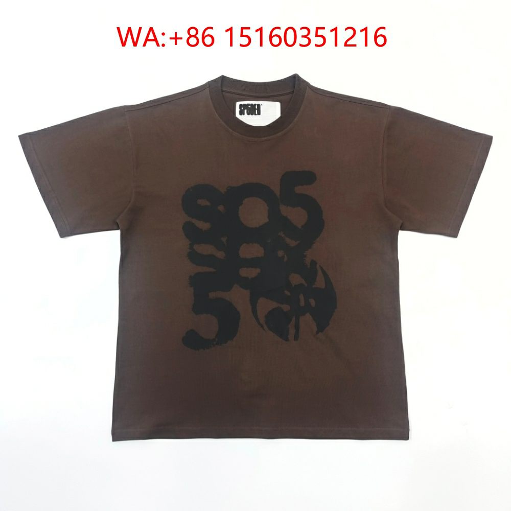 1:1 SP5DER WORLDWIDE T-shirt 01 Collection for men, Streetwear tee