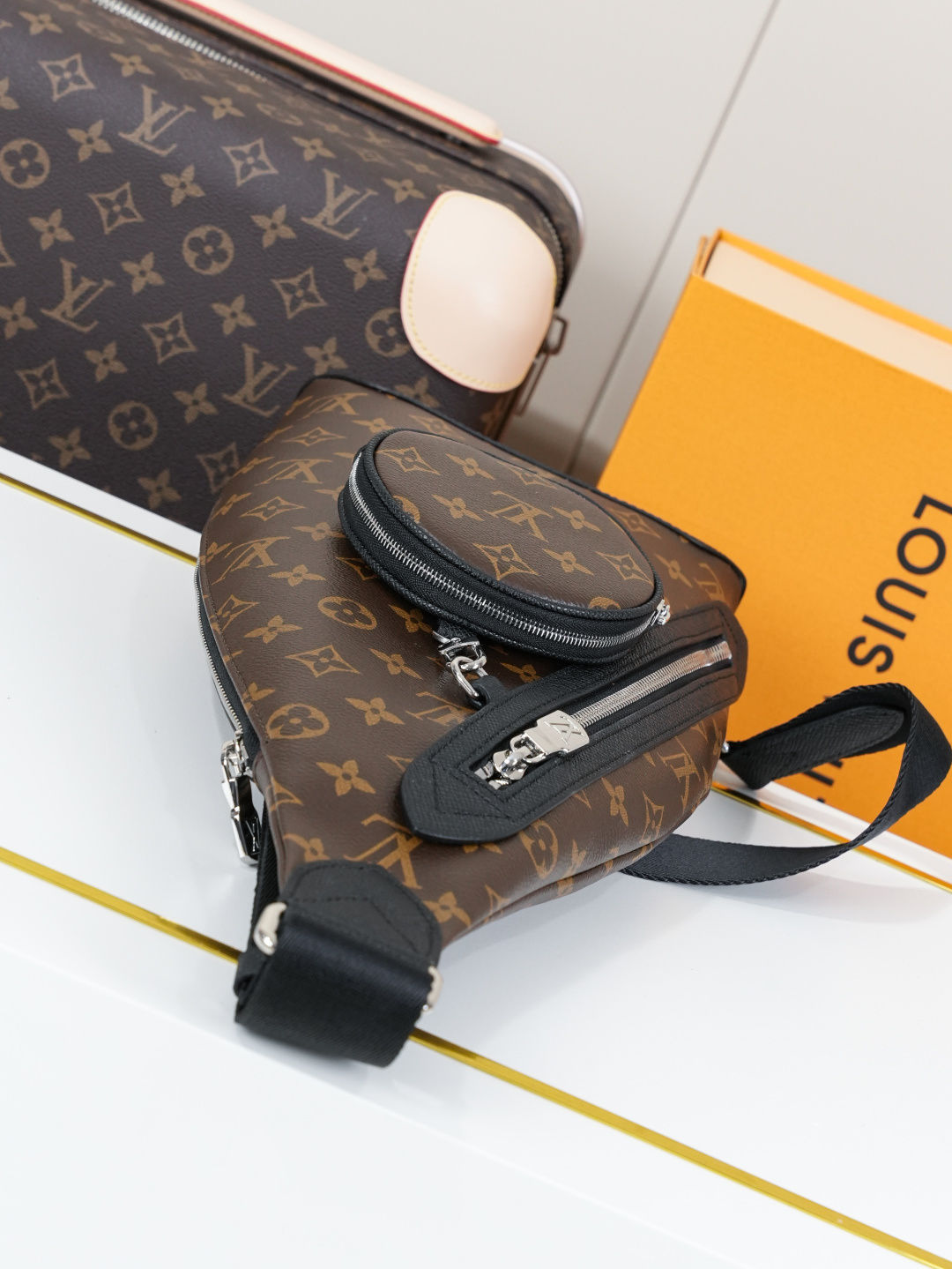 Louis Vuitton new Monogram canvas waist bag