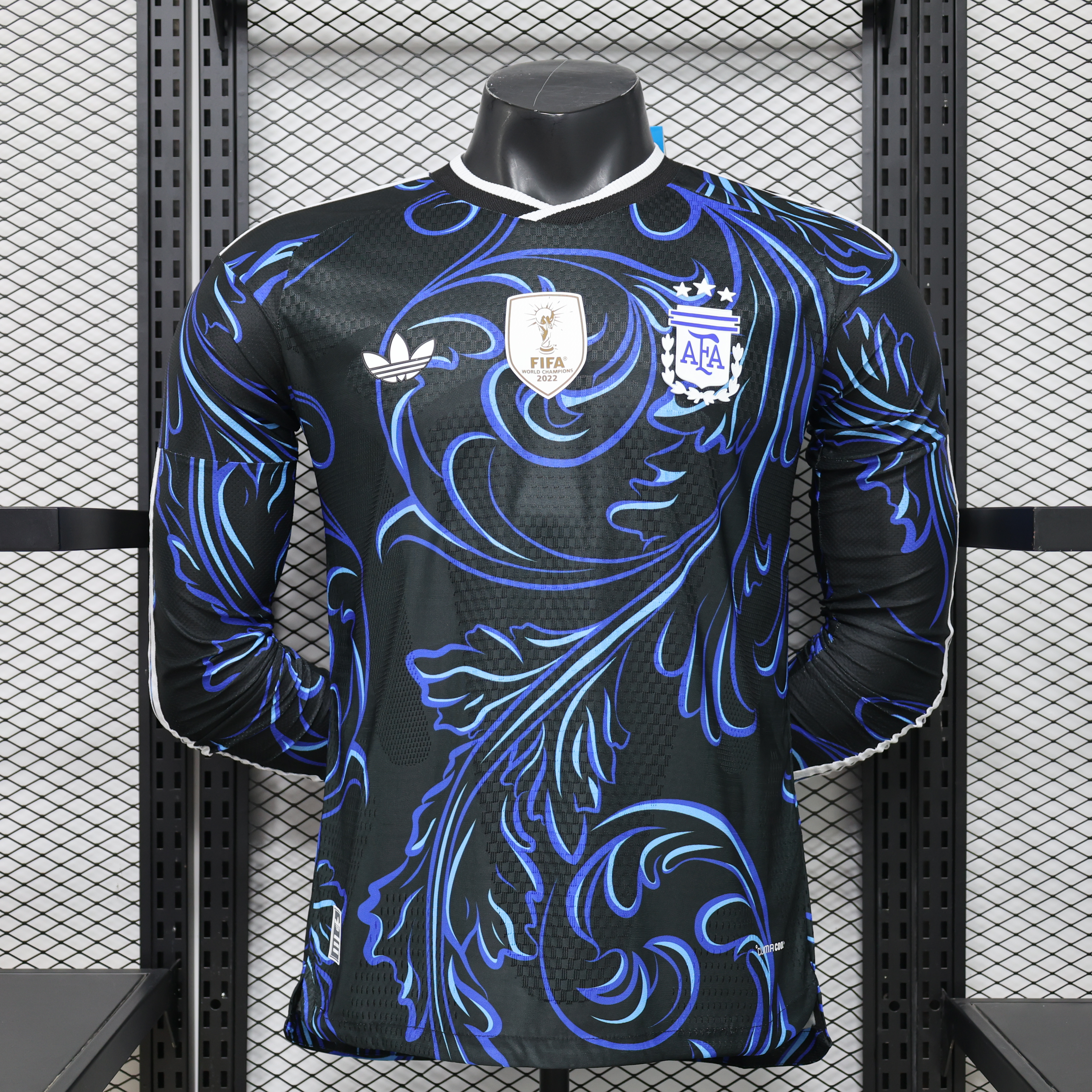 Argentina Away Long Sleeves Jersey Player Version World Cup 2026 | Soc Jersey - Premium Football Jersey