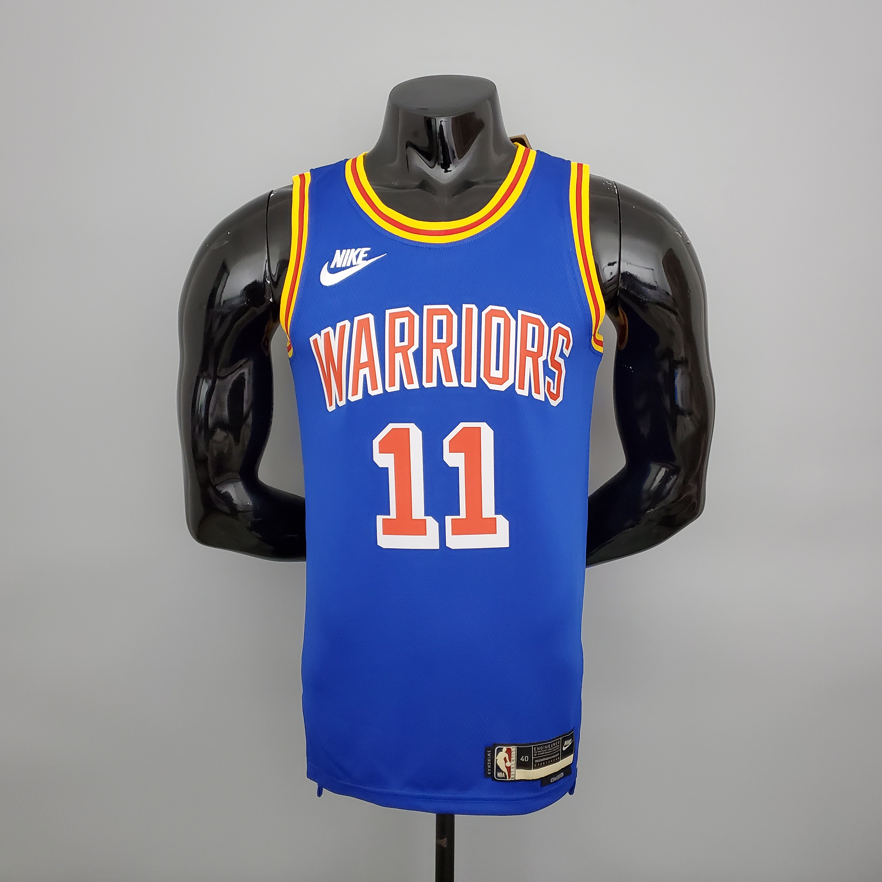 Klay Thompson Golden State Warriors 75th Anniversary Swingman Jersey Retro Blue