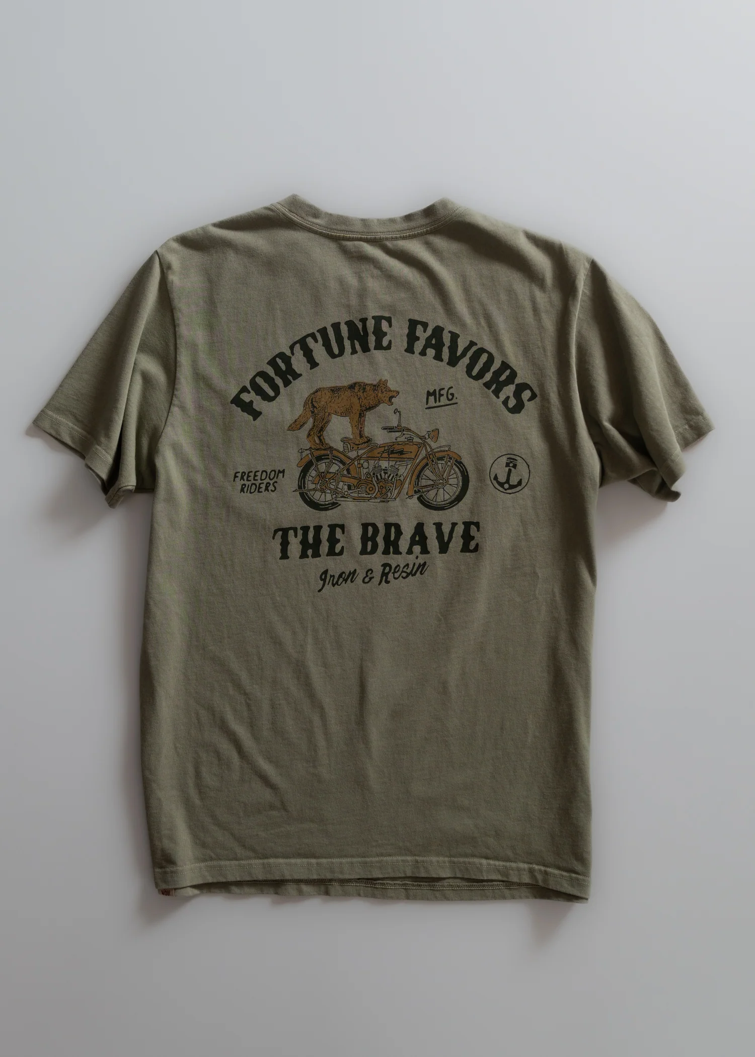 Fortune Favors the Brave Pocket Tee