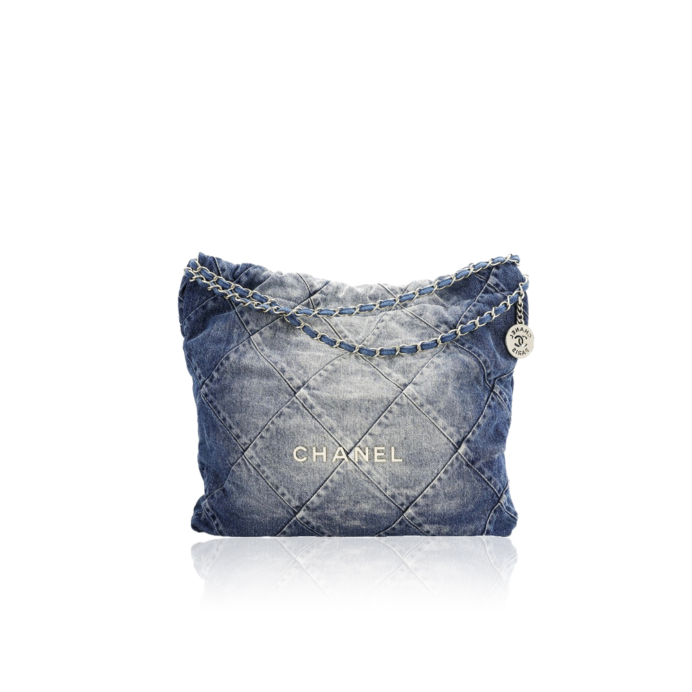 Chanel 22bag Old Denim Handbag