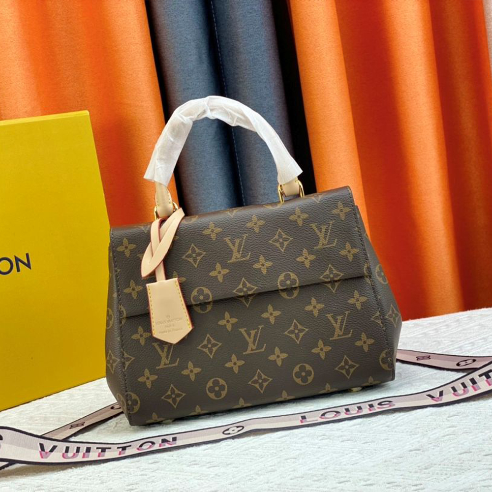 Louis Vuitton LV Cluny Leather Shoulder Crossbody Bag M46055&M46054