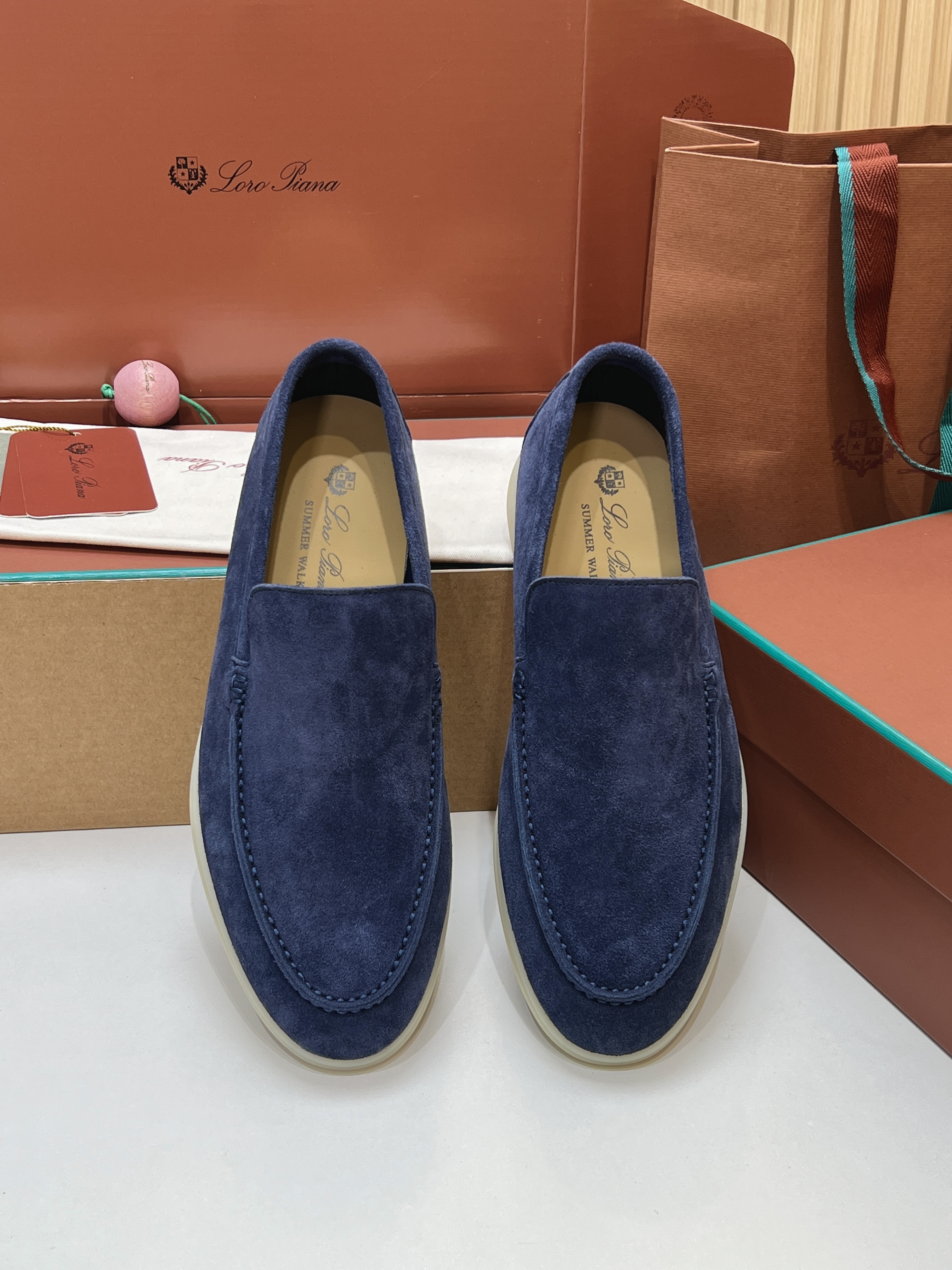 Loro Piana Men's Suede Loafer