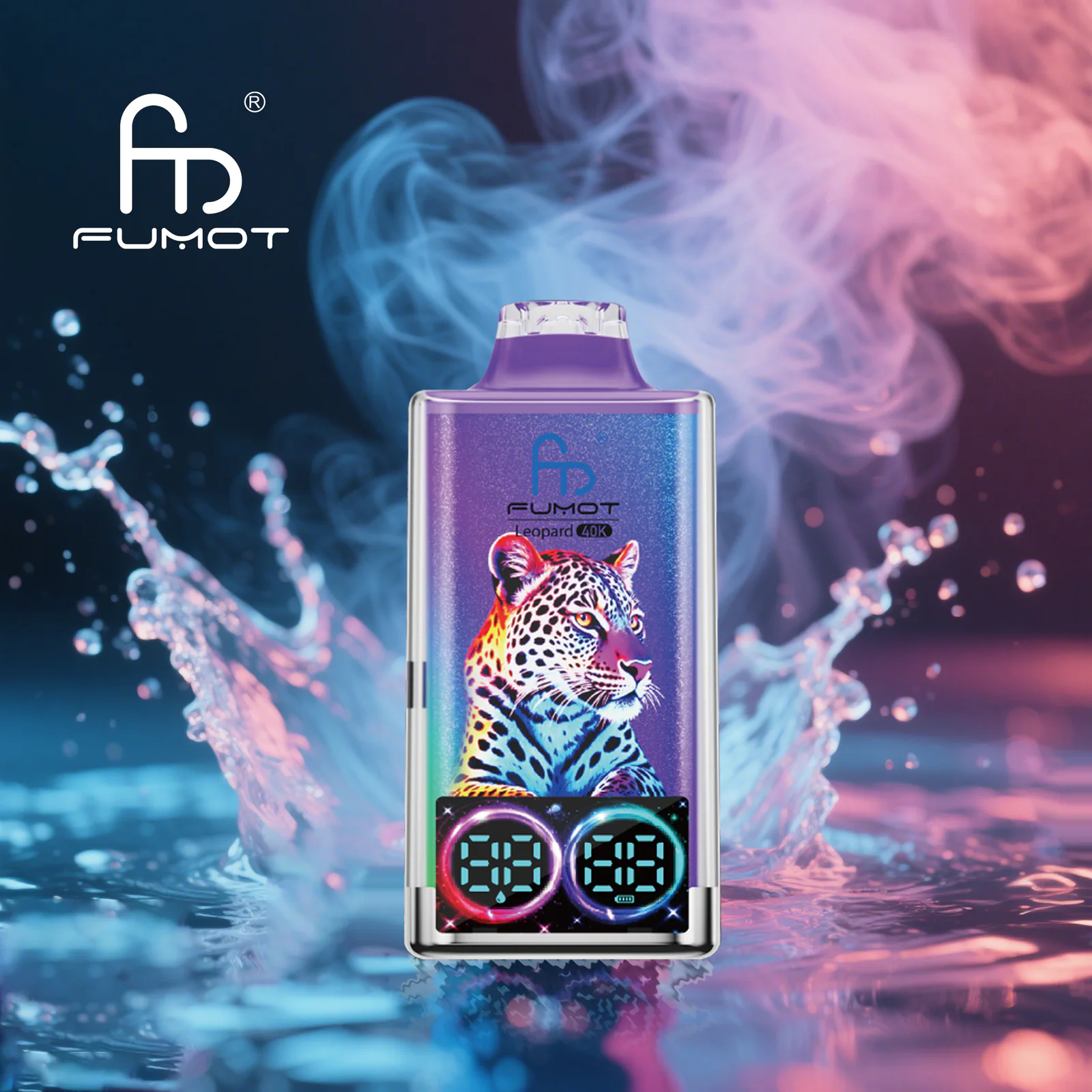 FUMOT Leopard 40K EU Edition Disposable Vape – Dr Blue - Vaba Vape-Shop