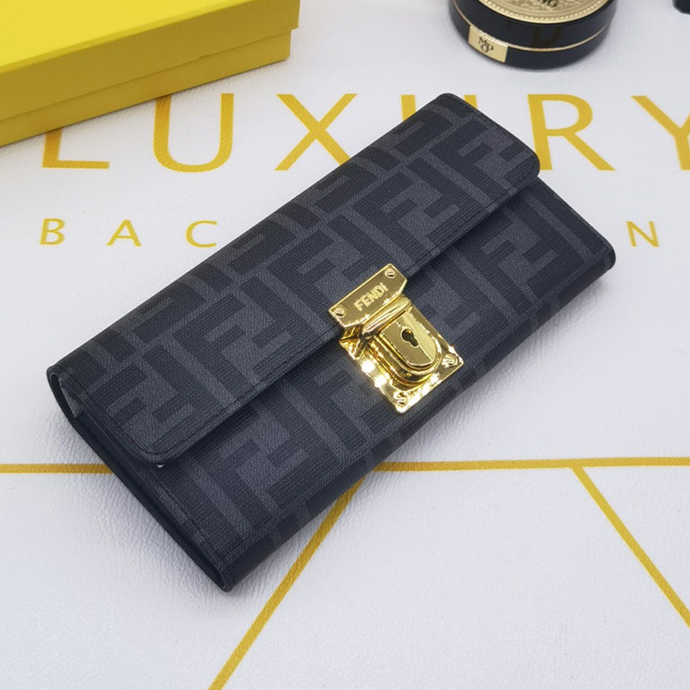 FENDI FF Long Wallet card holder