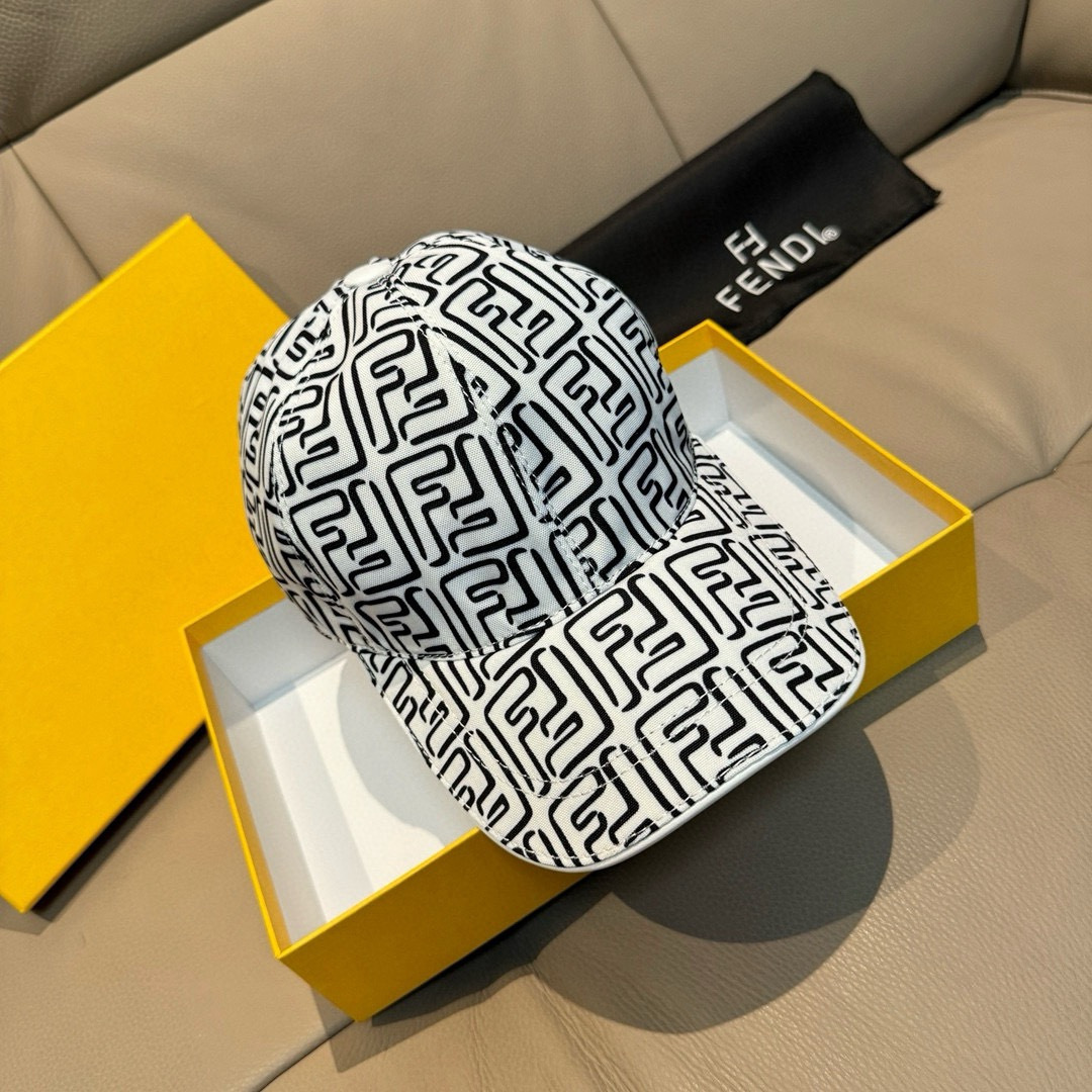 Fendi FF Logo Baseball Cap