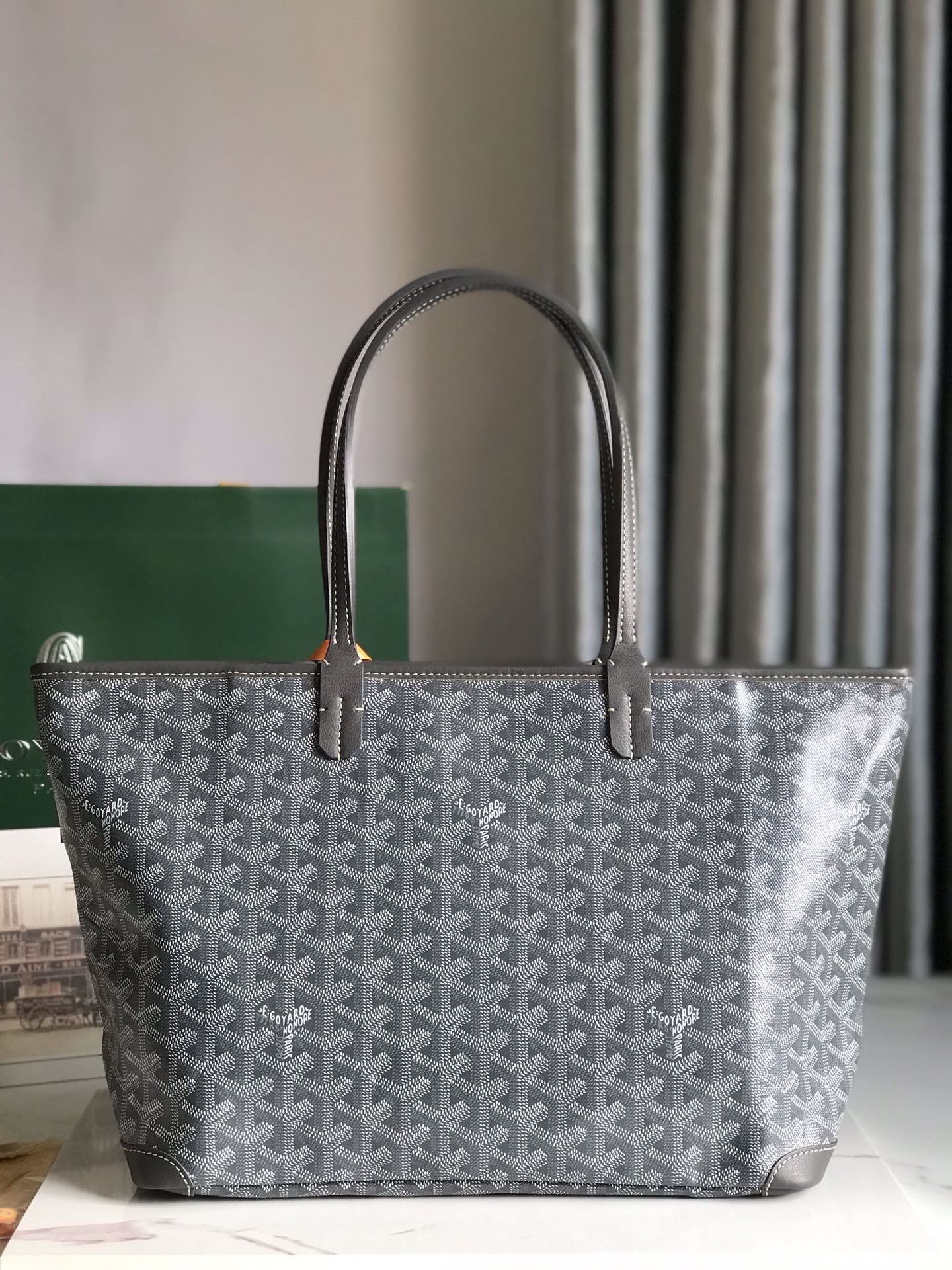 Goyard Saint Louis Artois PM Bag in Grey