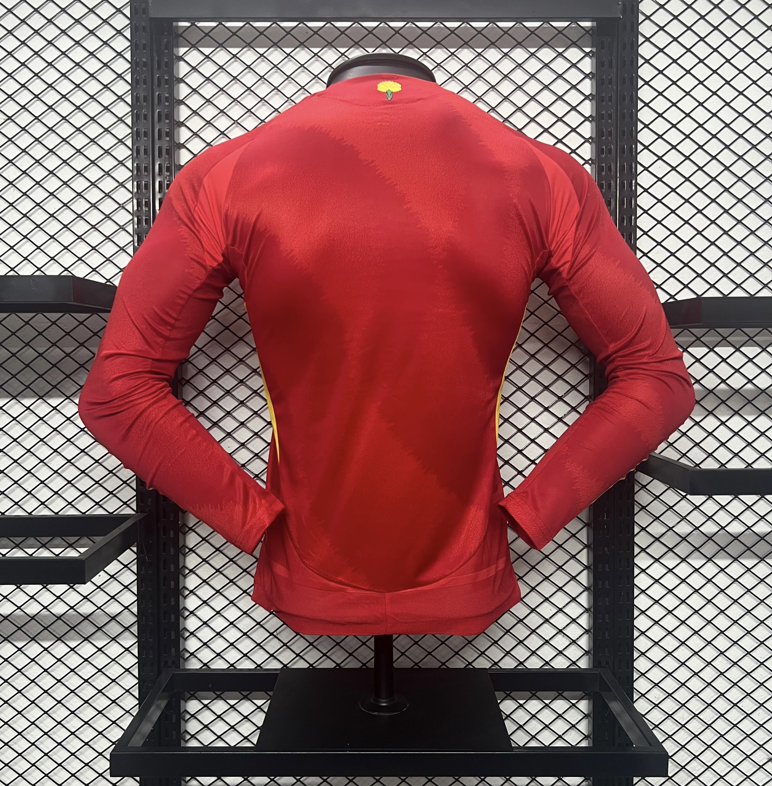 Player Version Camsia Spain 24/25 Home Red Long Sleeves