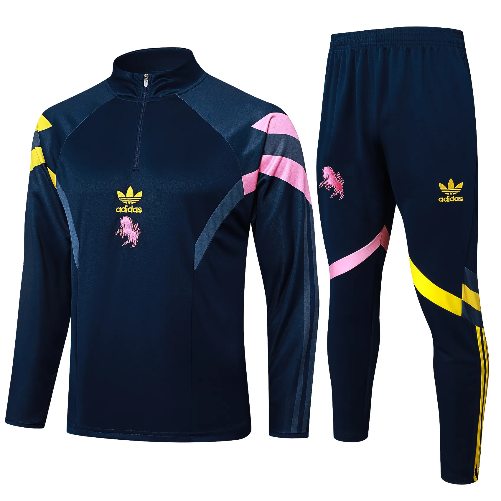 Adult/ Kids Juventus Half Zipper Training Suit S_XXL