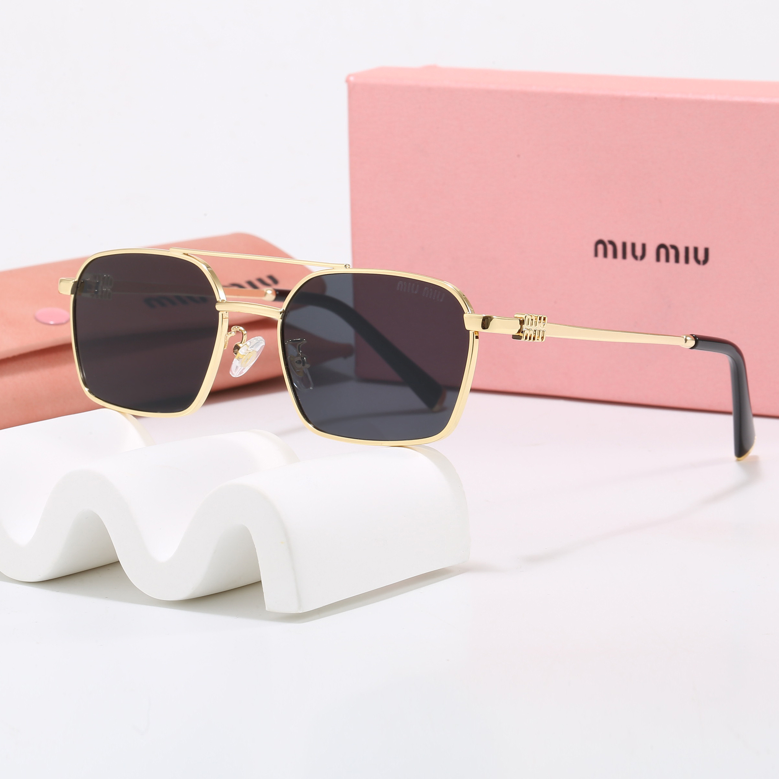 Miu Miu Vintage Slim-Frame Sunglasses - KAIROO
