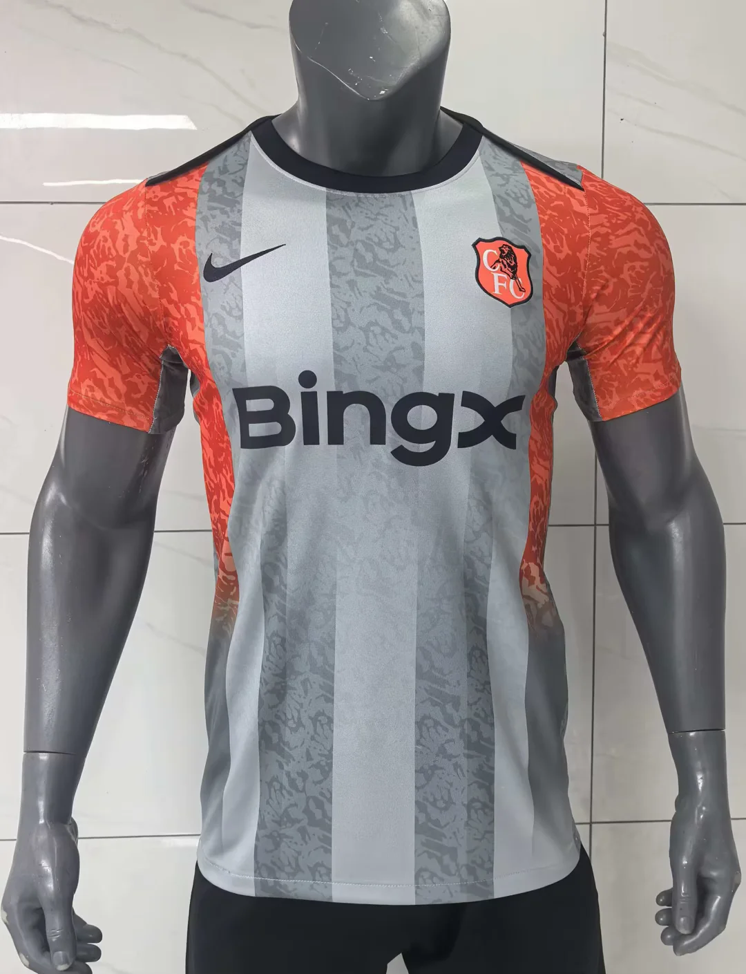 2025/2026 Chelsea Training Levver Grey Fans Football Shirt 1:1 Thai Quality