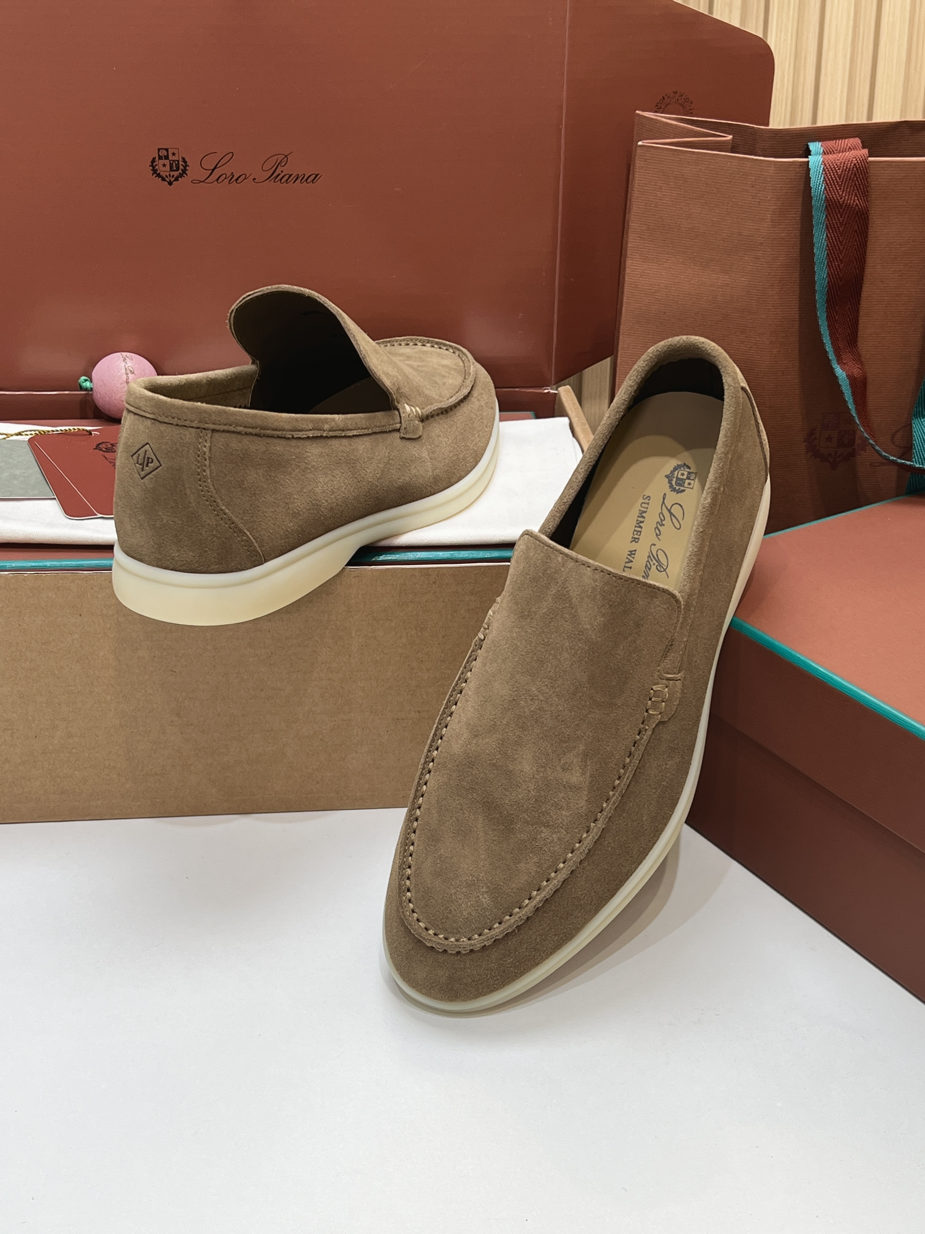 Loro Piana Men's Suede Loafer