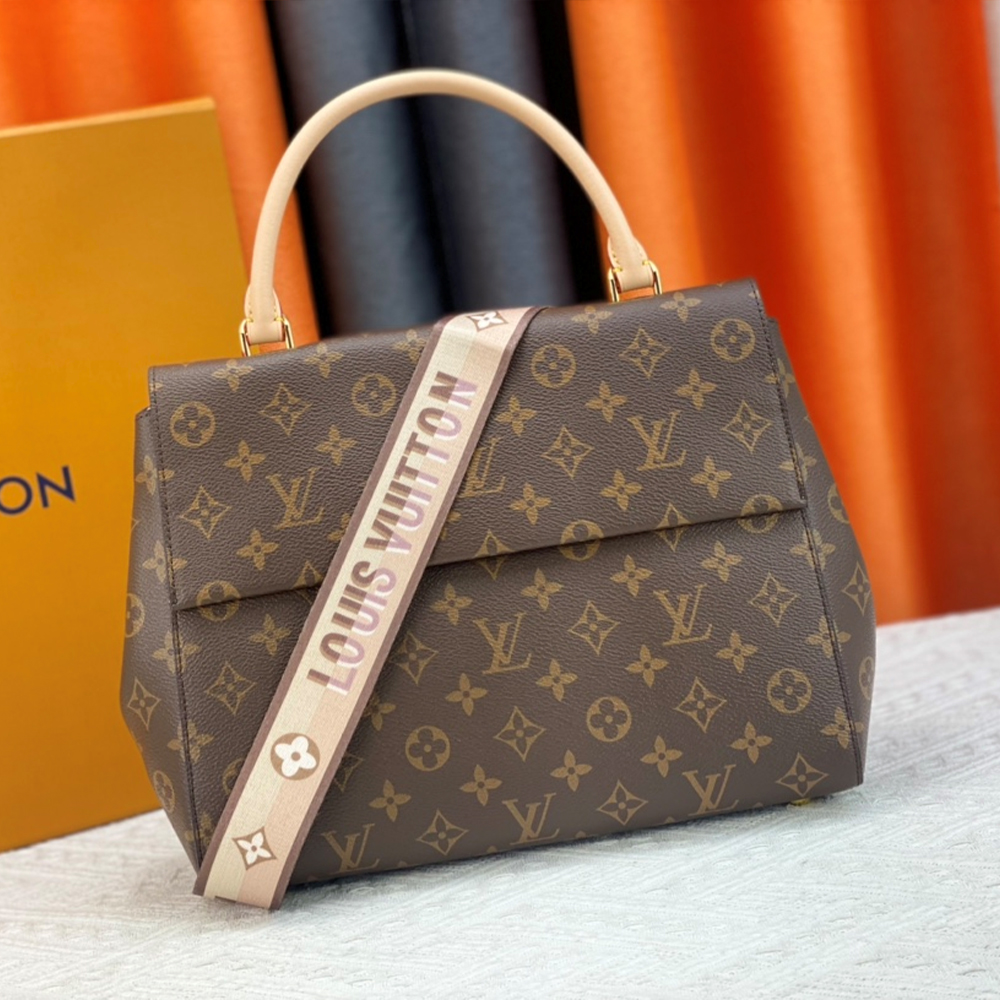 Louis Vuitton LV Cluny Leather Shoulder Crossbody Bag M46055&M46054