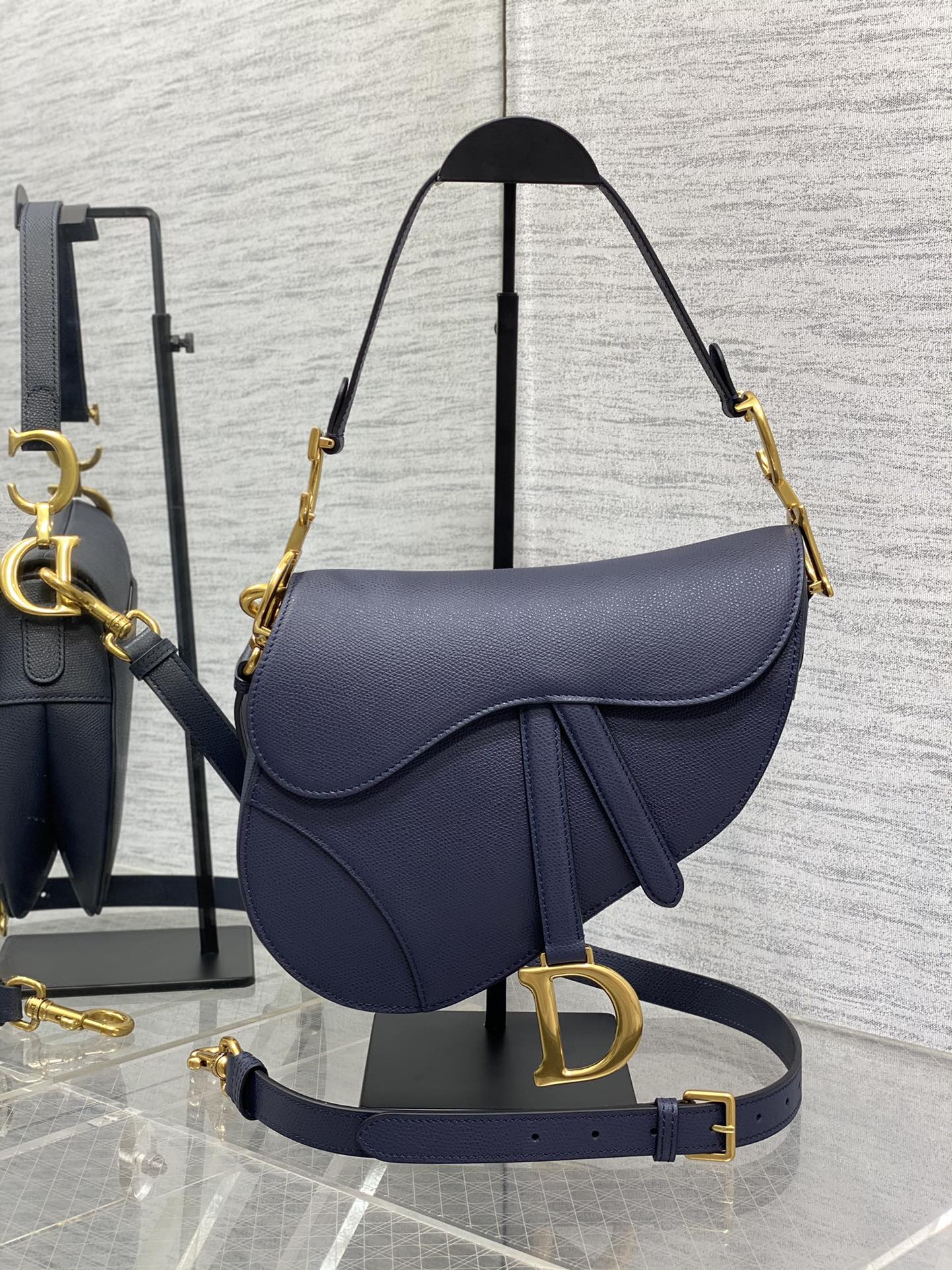 Dior Dark blue Saddle Bag With Strap