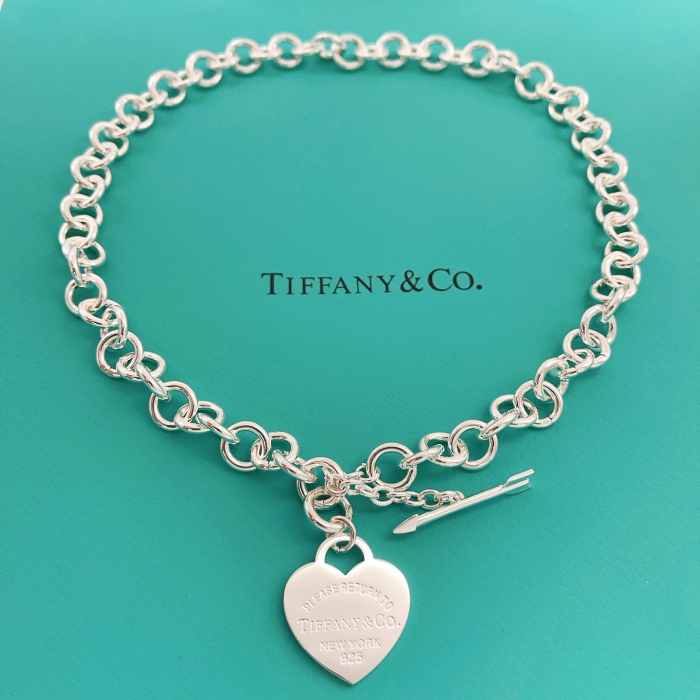 Tiffany Heart Toggle Necklace