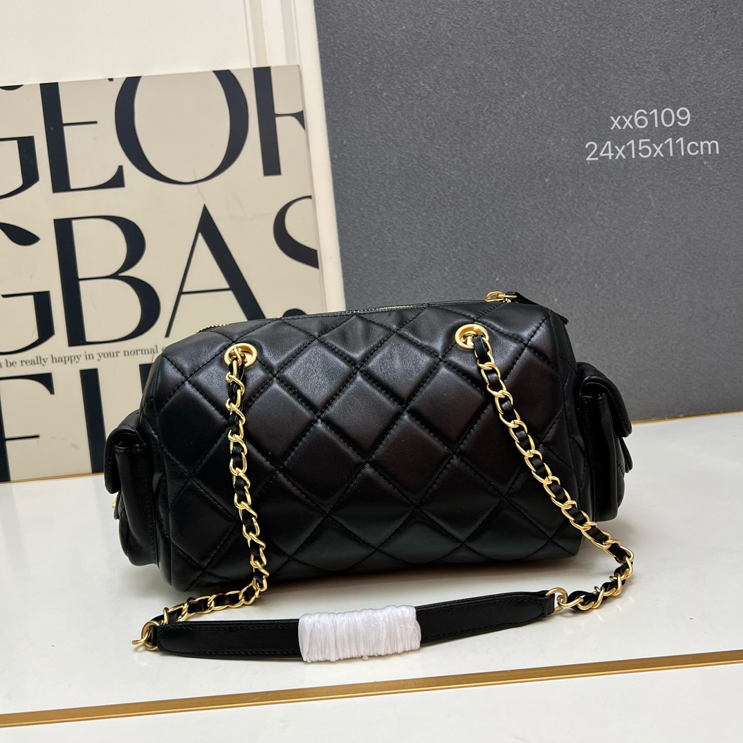 CHANEL bowling bag