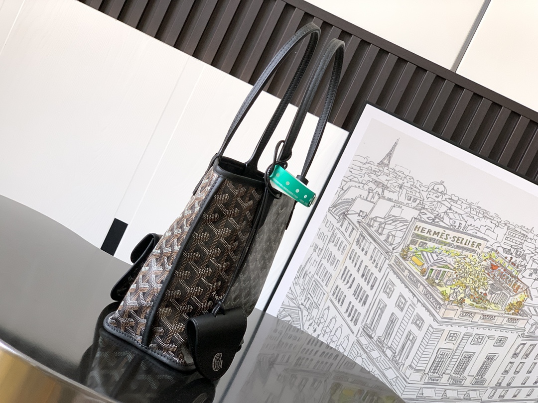 Goyard Anjou Mini Reversible Bag in Black