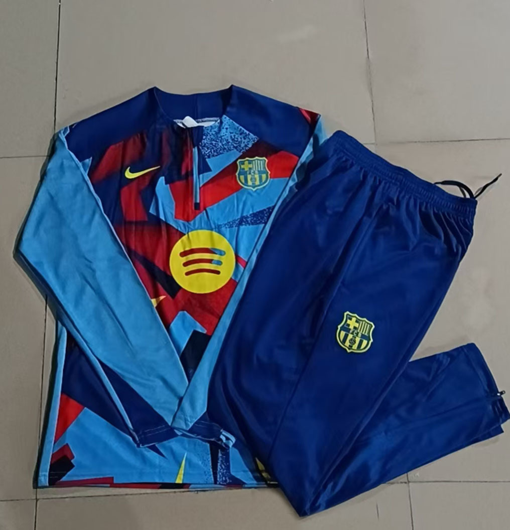 Barcelona Kids Training Suit 25/26 | Soc Jersey - Premium Football Jersey
