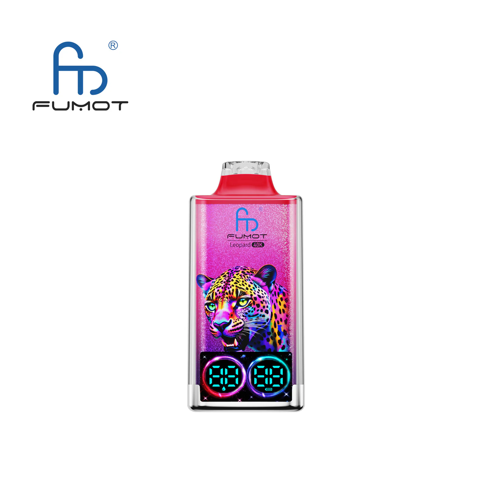 FUMOT Leopard 40K EU Edition Disposable Vape – Blue Razz Cherry - Vaba Vape-Shop