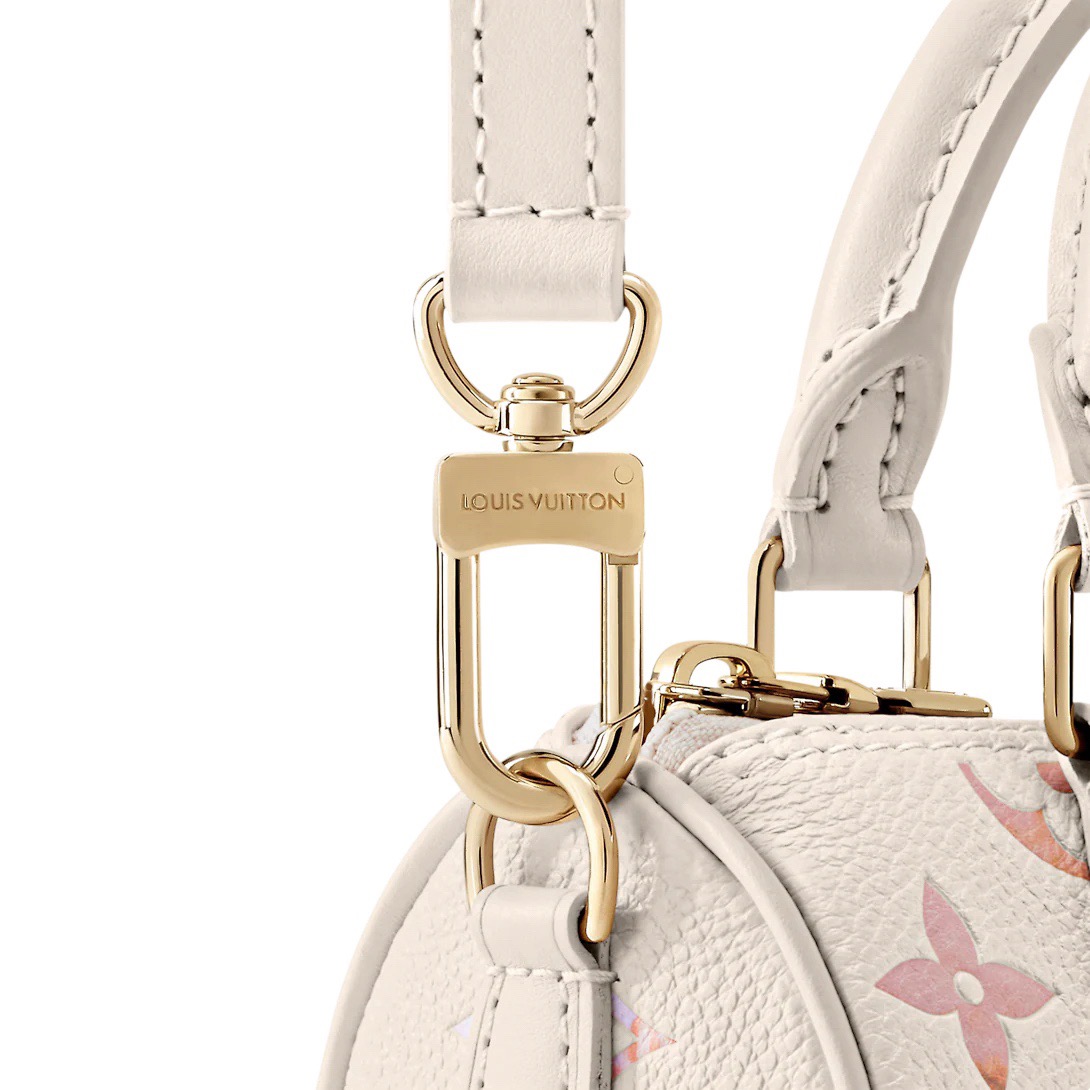 Louis Vuiton LV Nano Speedy Monogram Empreinte Leather Mini Bag