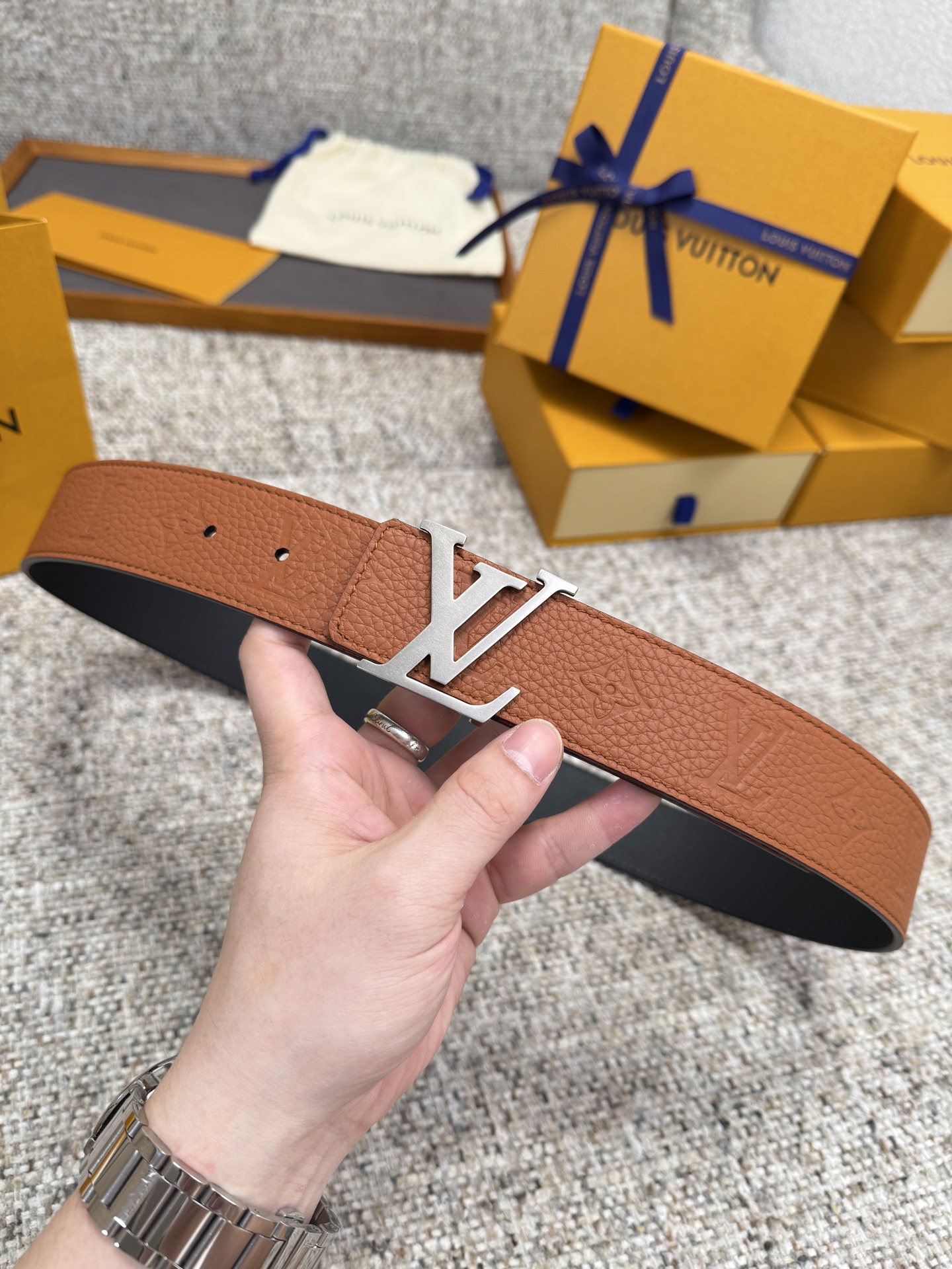 LV Initiales 40mm Reversible Belt