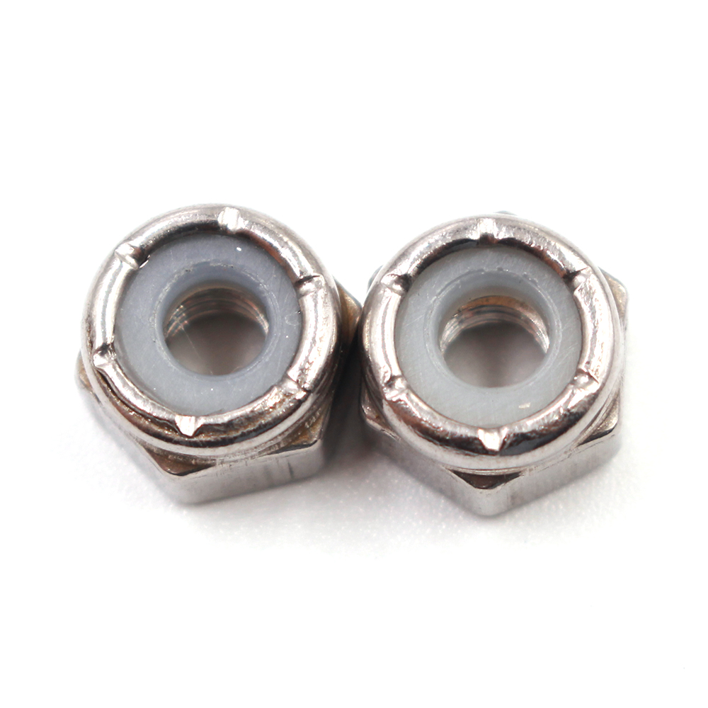 Self-Locking Nut Nylon Insert Customizable ASME ANSI B18.16.6 DIN982 985 Nut Healthcare Factory Stock SS304 316 OEM ODM Nut