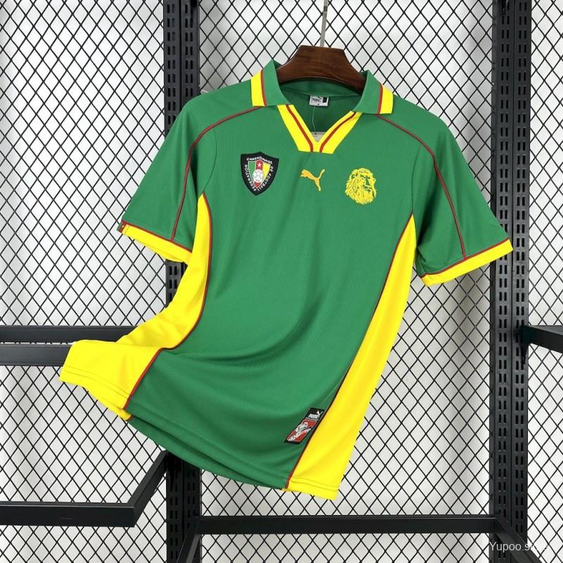 Retro Cameroon 1998/99 Home Green  S-XXL