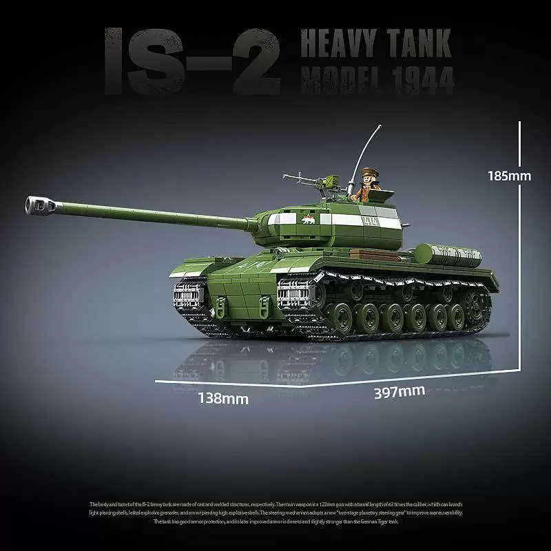 QuanGuan 100249 - IS-2 Heavy Tank Model 1944