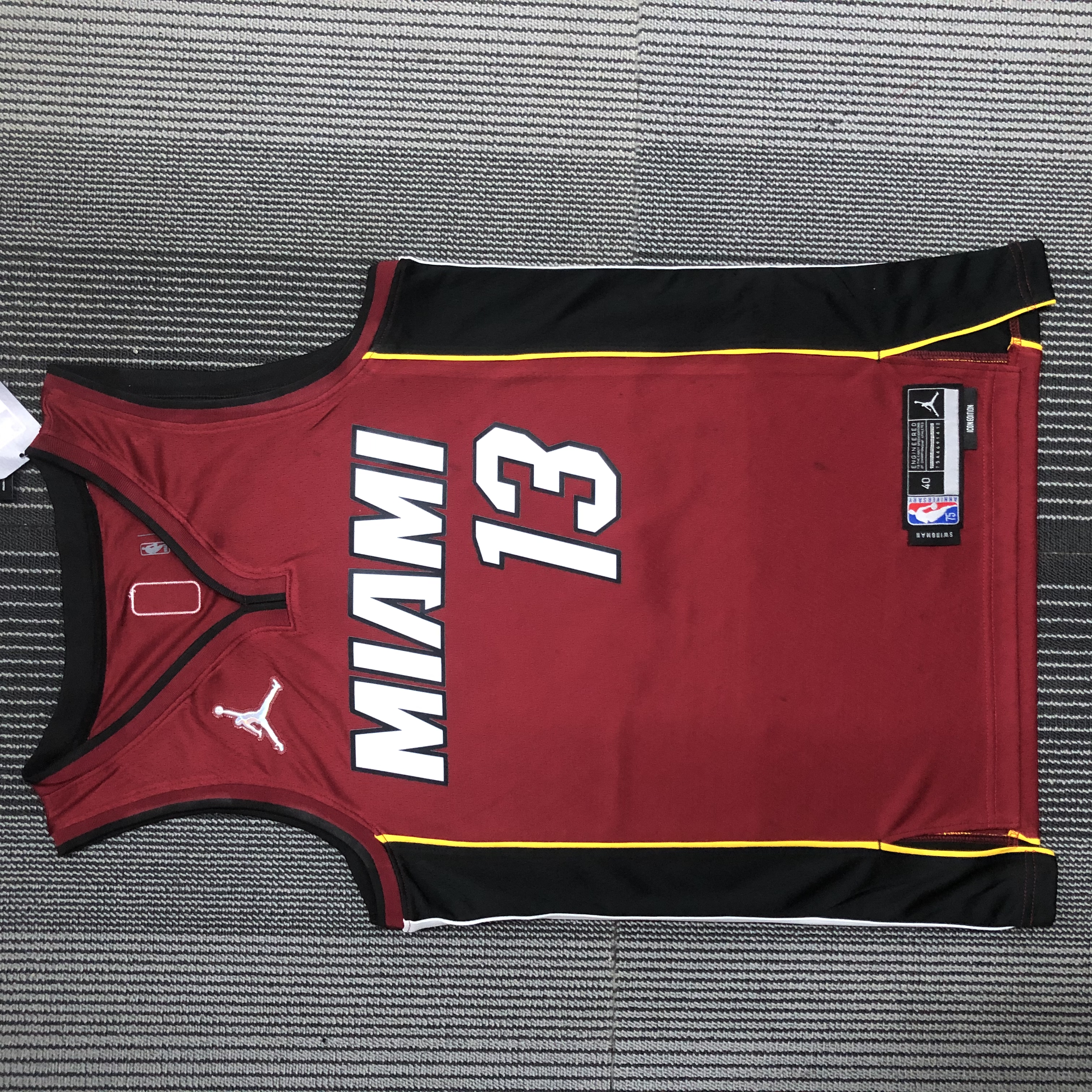 75TH anniversary  Miami Heat Flyer Red  No.13 Adebayo