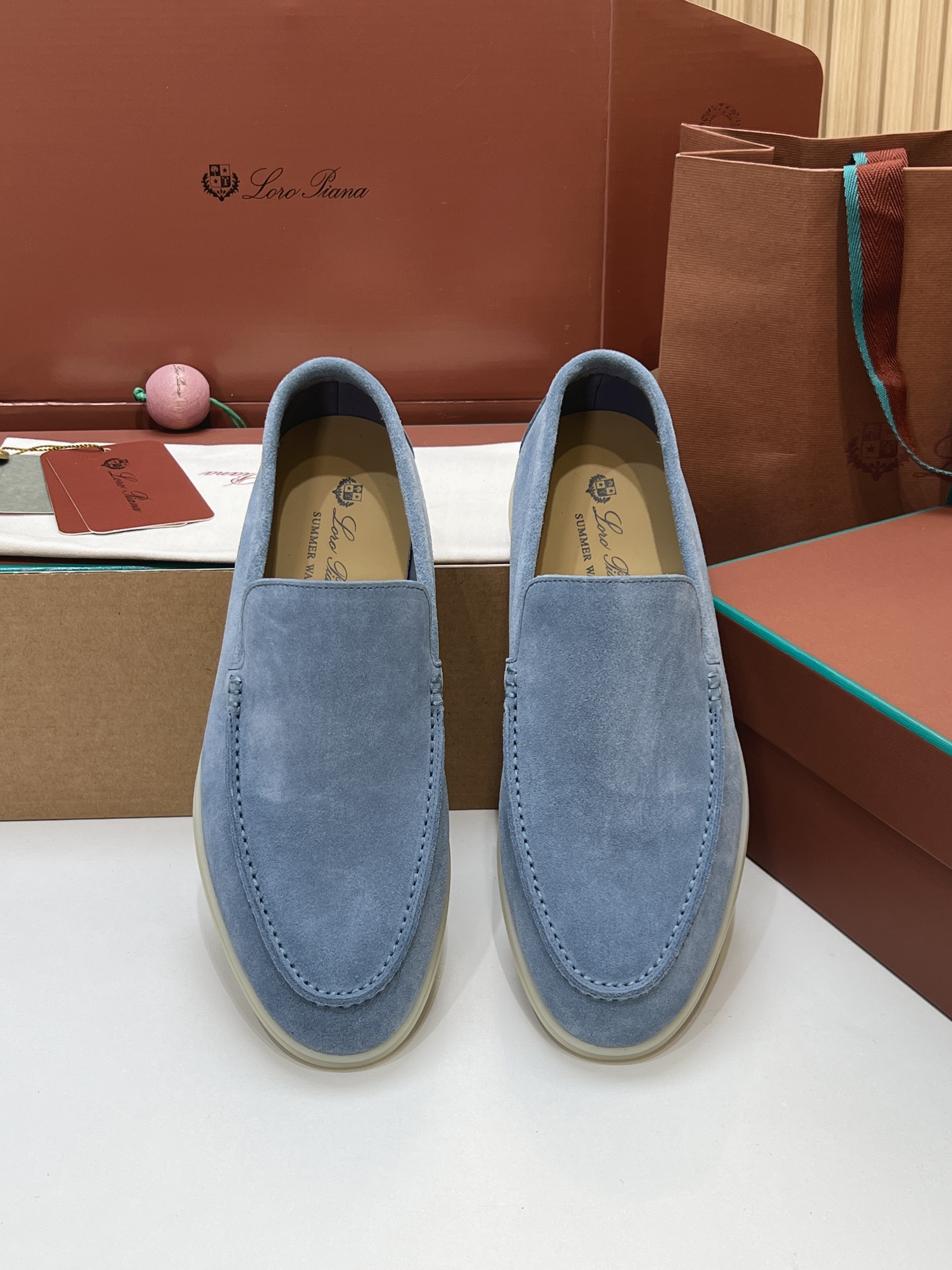 Loro Piana Men's Suede Loafer