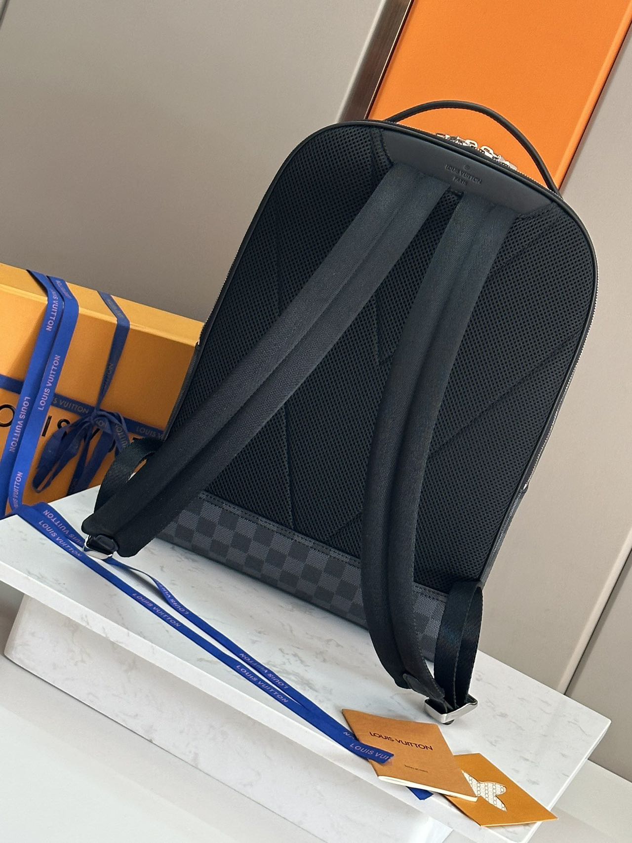 Louis Vuitton LV Michael Backpack for Men in Damier Graphite Canvas